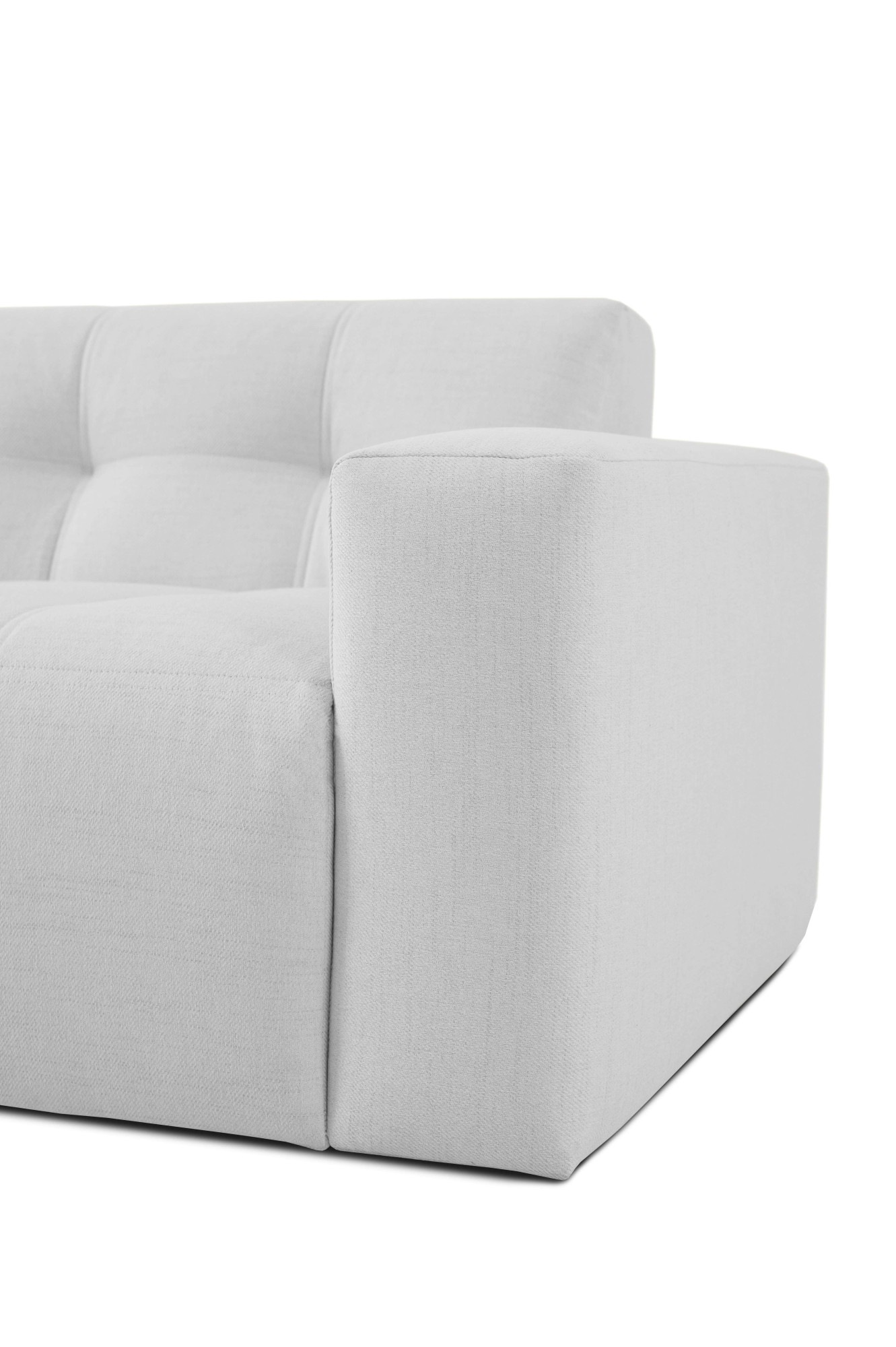 OTTO home Ecksofa »Tapley« Breite 221 cm,Boucle, Struktur fein, mit Knopfsteppung, bodentief