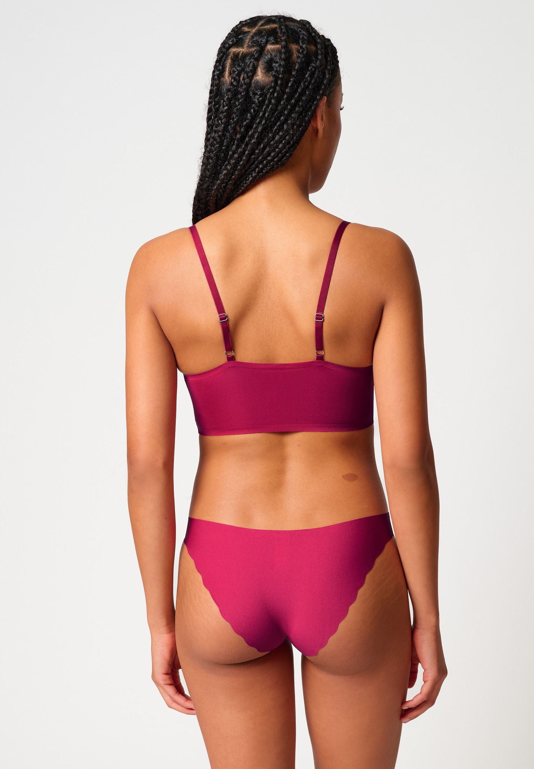 Skiny Bustier »Micro Essentials« herausnehmbare Pads, nahtlos, V-Ausschnitt, ohne Bügel