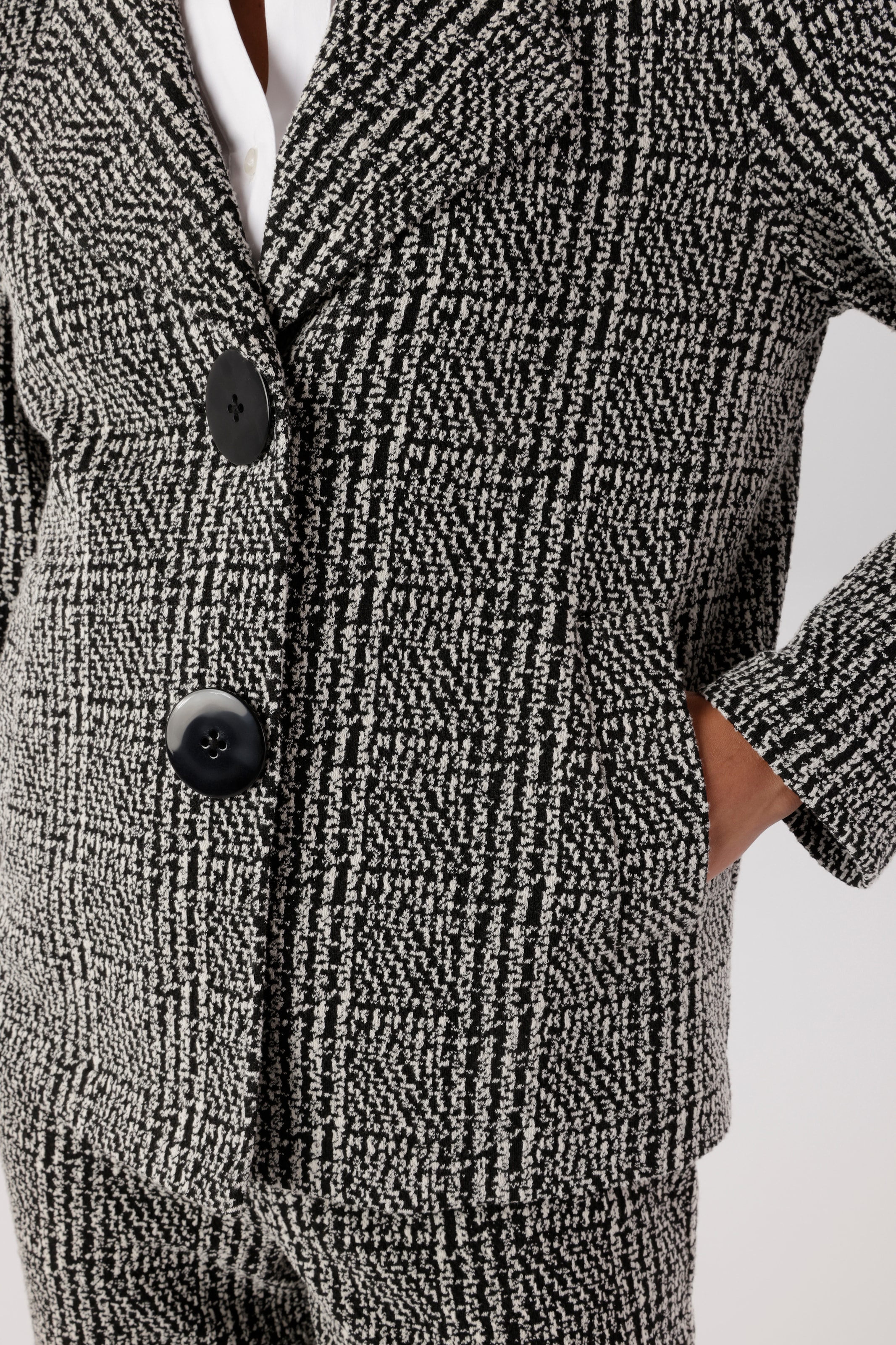 Aniston SELECTED Kurzblazer in moderner Kurzform und klassischem Karomuster - NEUE KOLLEKTION