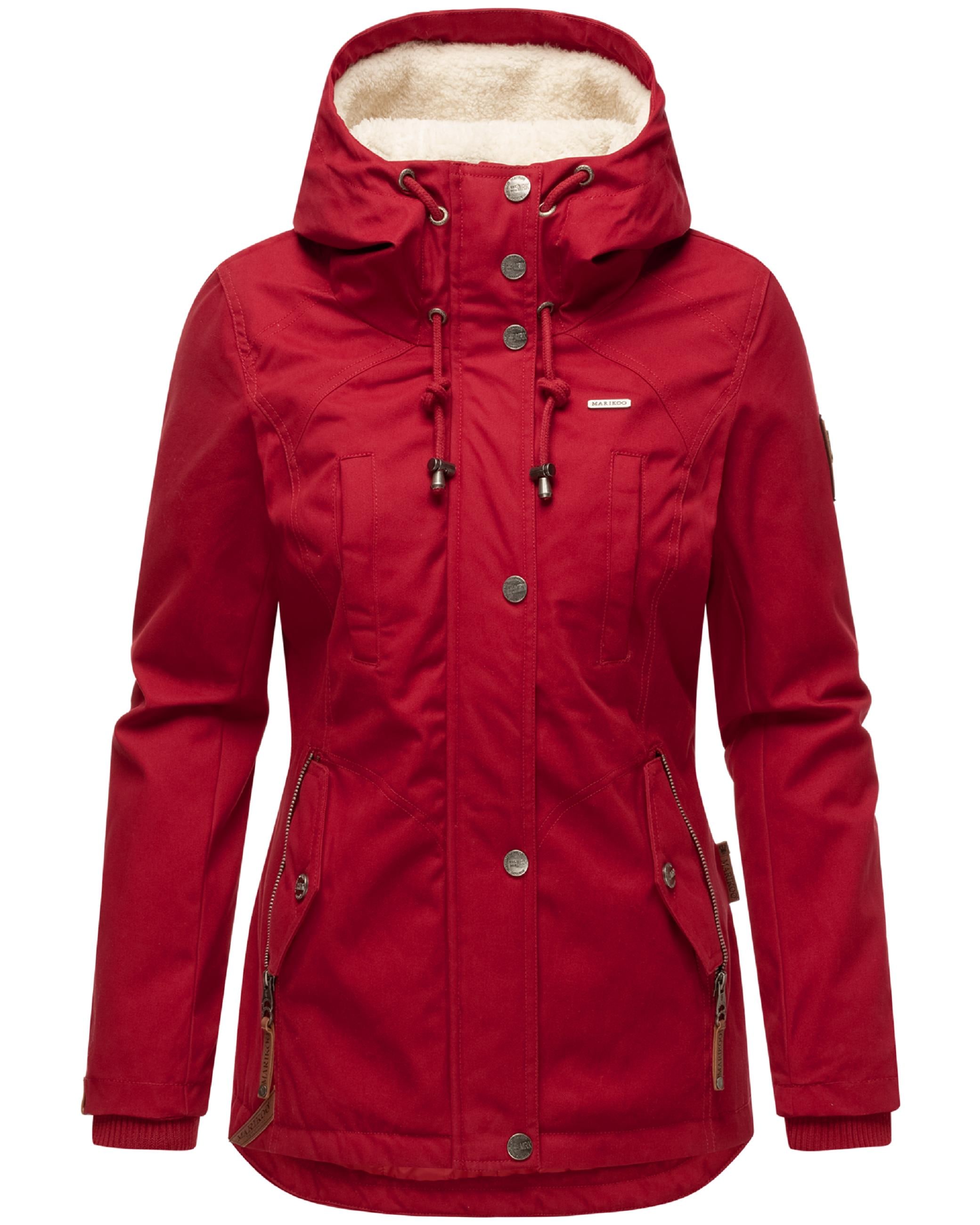 Marikoo Winterjacke »Winterjacke Bikoo«, mit Kapuze, sportliche Damen Outdoor Baumwolljacke mit Kapuze