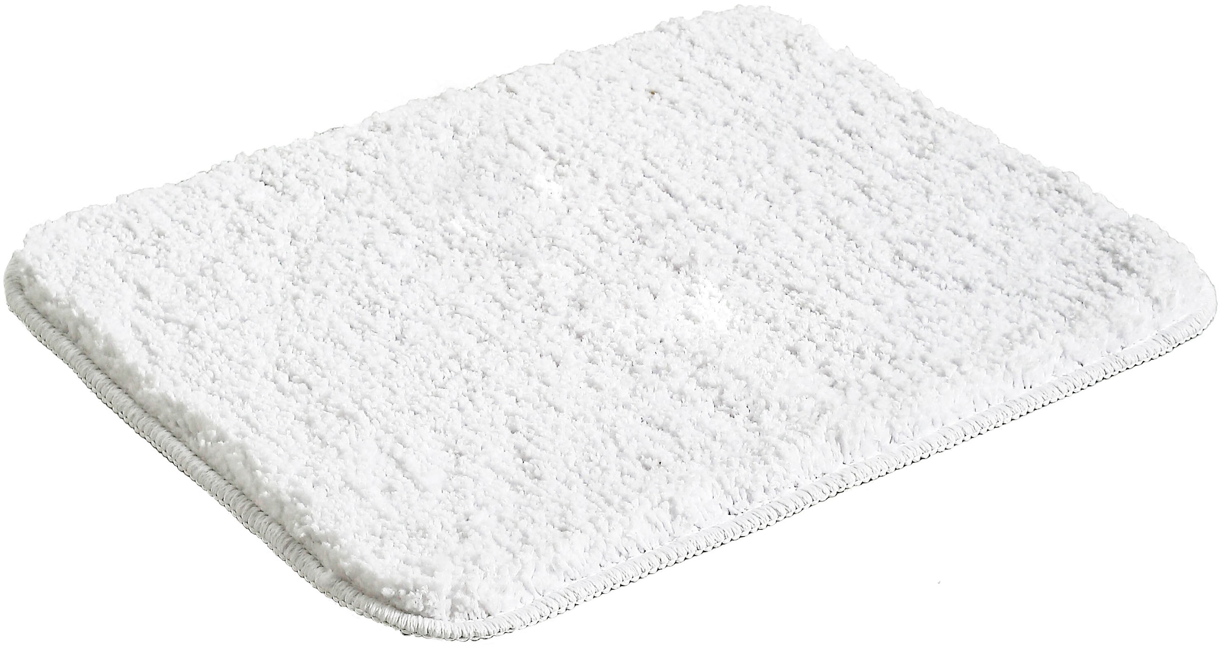 my home Badematte »Inga, Badezimmer Teppich, Badvorleger«, rutschhemmend beschichtet, schnell trocknend-strapazierfähig-fußbodenheizungsgeeignet, Badteppich, unifarben, weich, als halbrund und rechteckig erhältlich