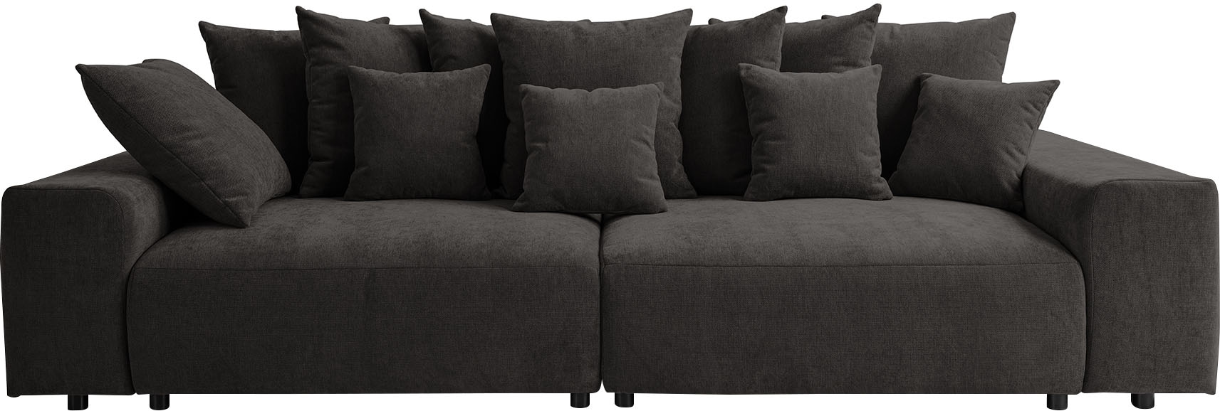 WERK2 Big-Sofa »Maxi B, Breite 290 cm«, Maximaler Kuschelkomfort: XXL-Sofa mit 78 cm Sitztiefe & 12 Kissen