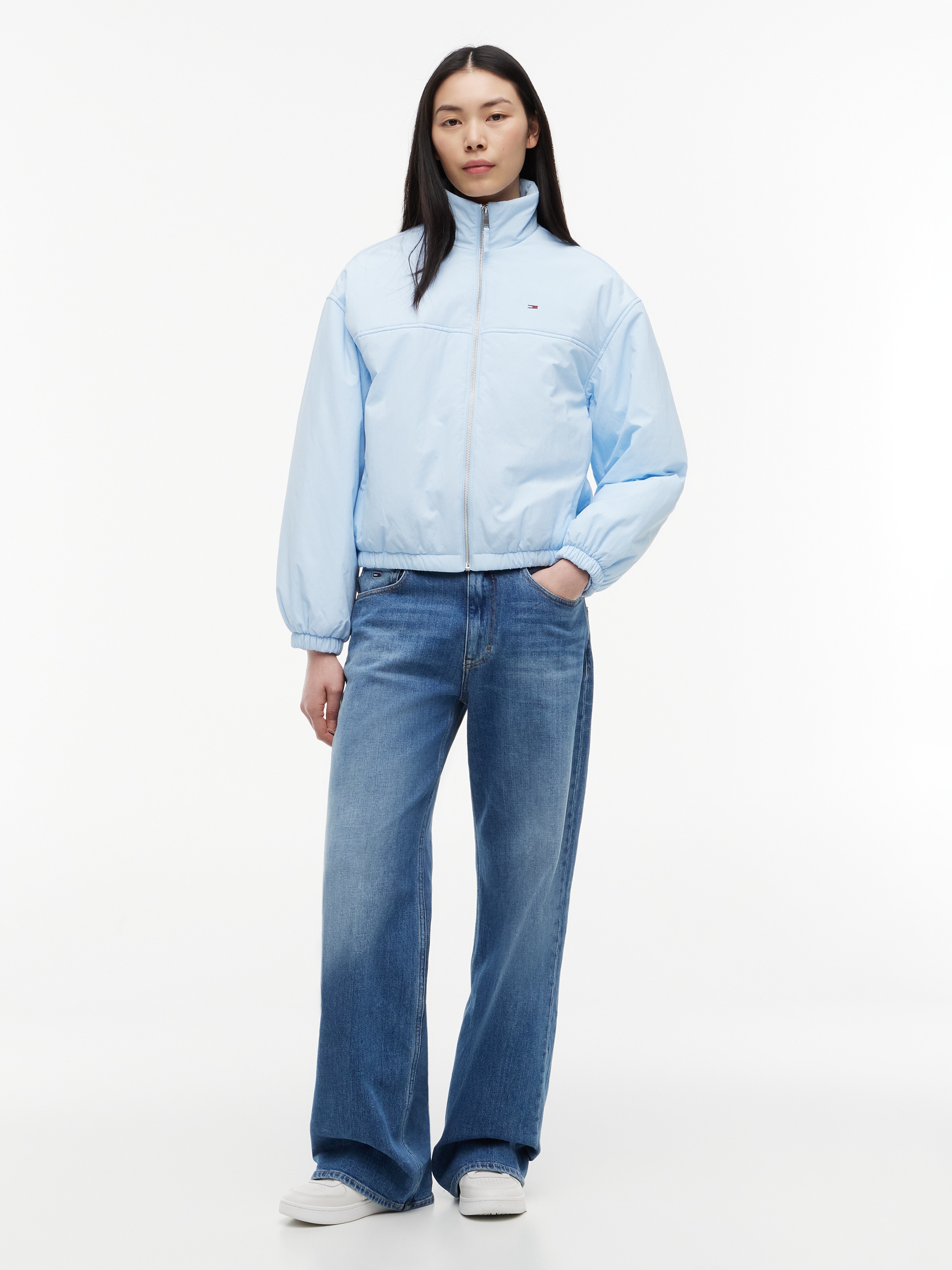 Tommy Jeans Blouson »TJW PADDED HIGH NECK JACKET« Kunstfaser