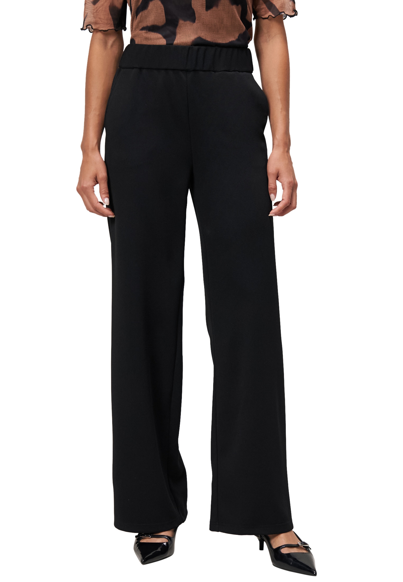 Zero Stoffhose »Stoffhose mit elastischem Bund 30 Inch«
