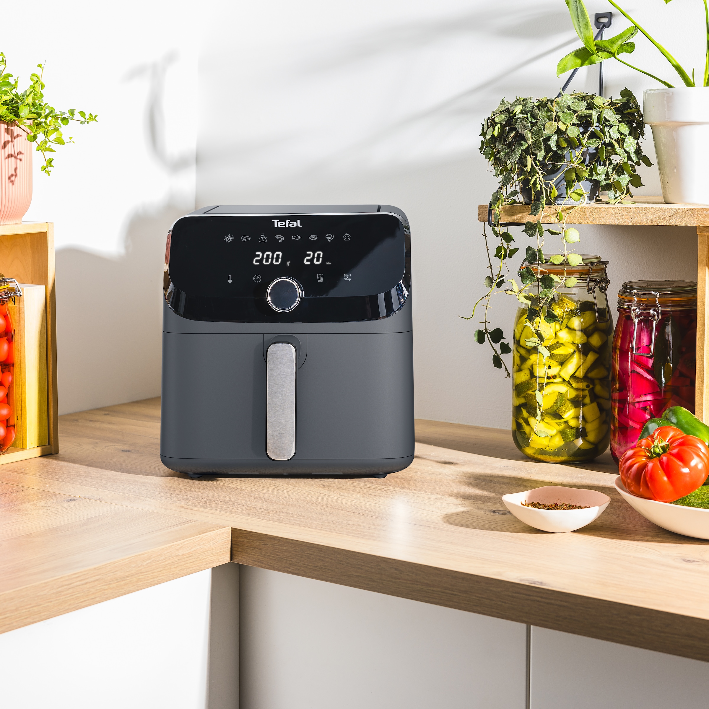 Tefal Heißluftfritteuse »Tefal EY855B Easy Fry Mega Heißluftfritteuse«, 2020 W