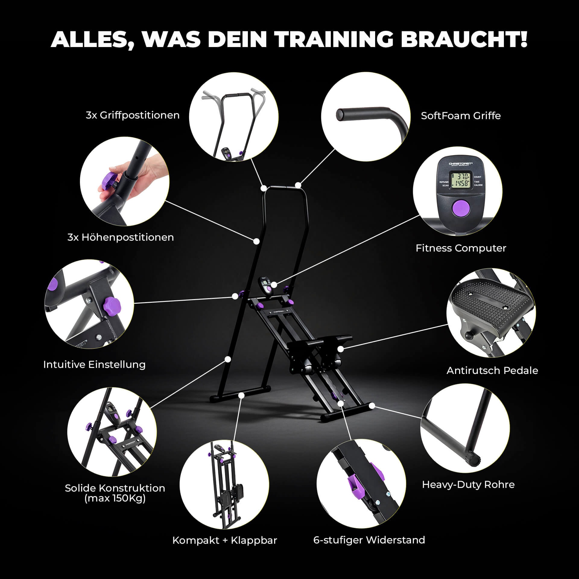 Christopeit Sport® Stepper »Climber 1000«