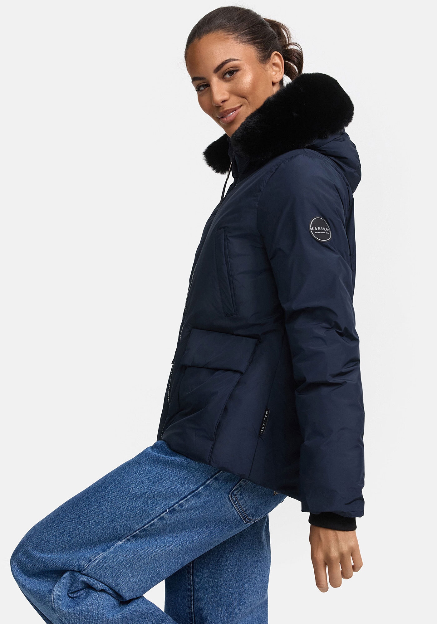 Marikoo Winterjacke »Marikoo Morinaa Damen Winterjacke N005«