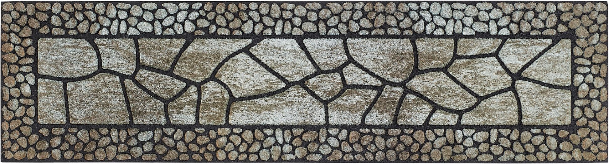 Andiamo Stufenmatte "Outdoor, 2er Set" rechteckig 6 mm Höhe Outdoor-Stufenmatten, Stein Motiv, Gartenbereich, Außenbereich