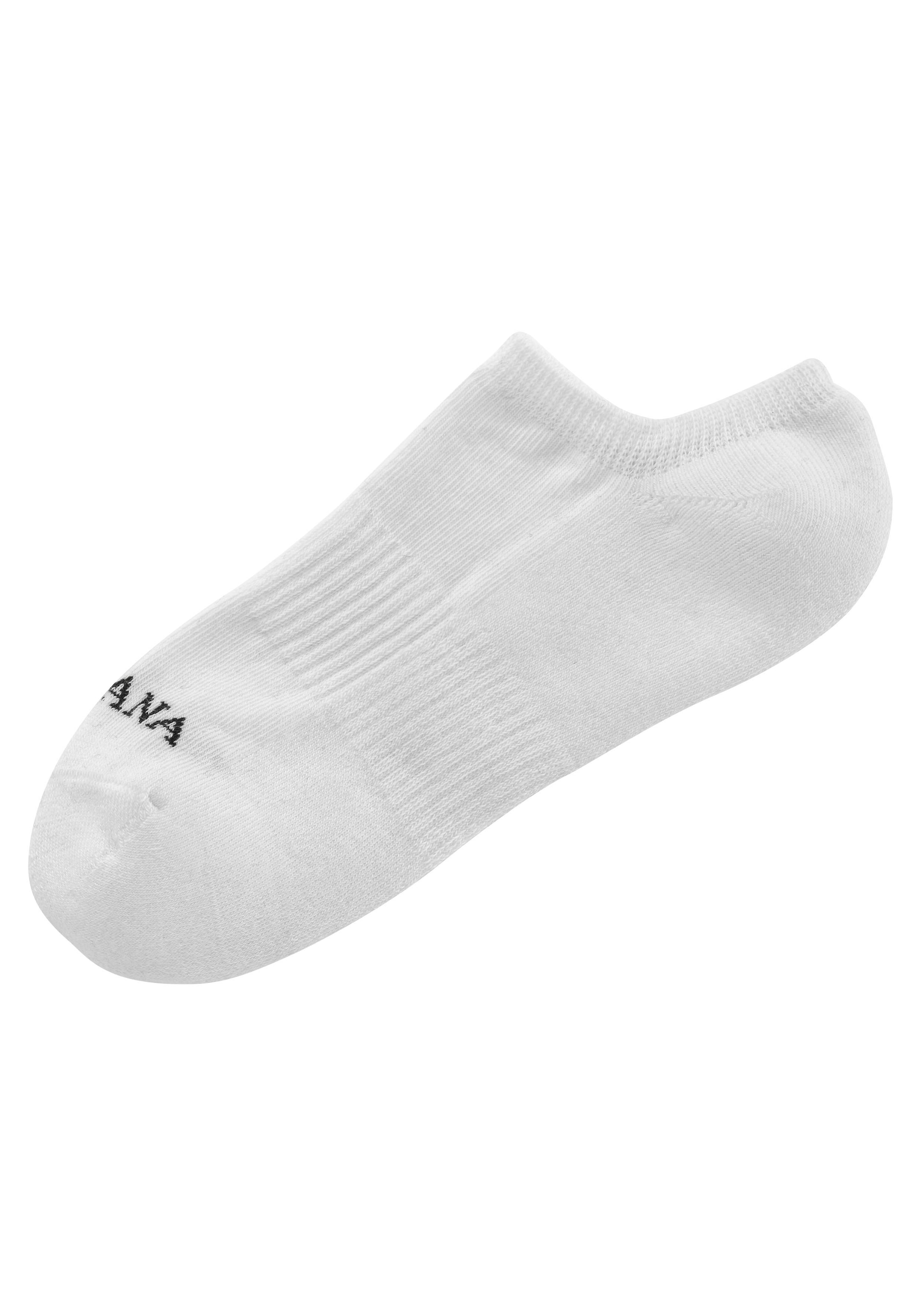 LASCANA ACTIVE Sneakersocken, (Set, 7 Paar), mit Fußfrottee