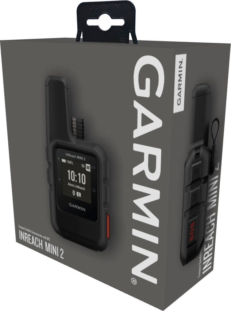 Garmin Outdoor-Navigationsgerät »Garmin inReach Mini 2 Black GPS EMEA«, TracBack-Routing-Funktion, Punkt-zu-Punkt-Navigation