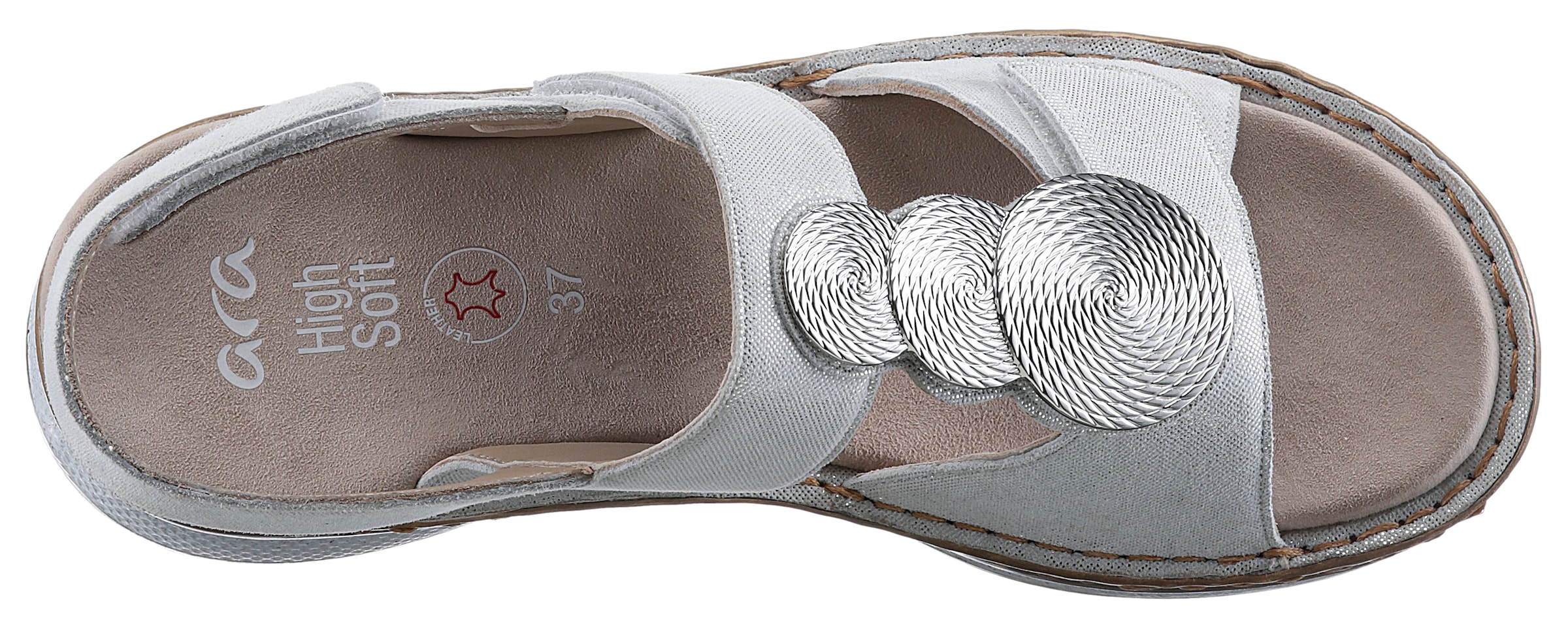 Ara Sandale »HAWAII«, Sommerschuh, Sandalette, Keilabsatz, in Bequemweite G (= weit)