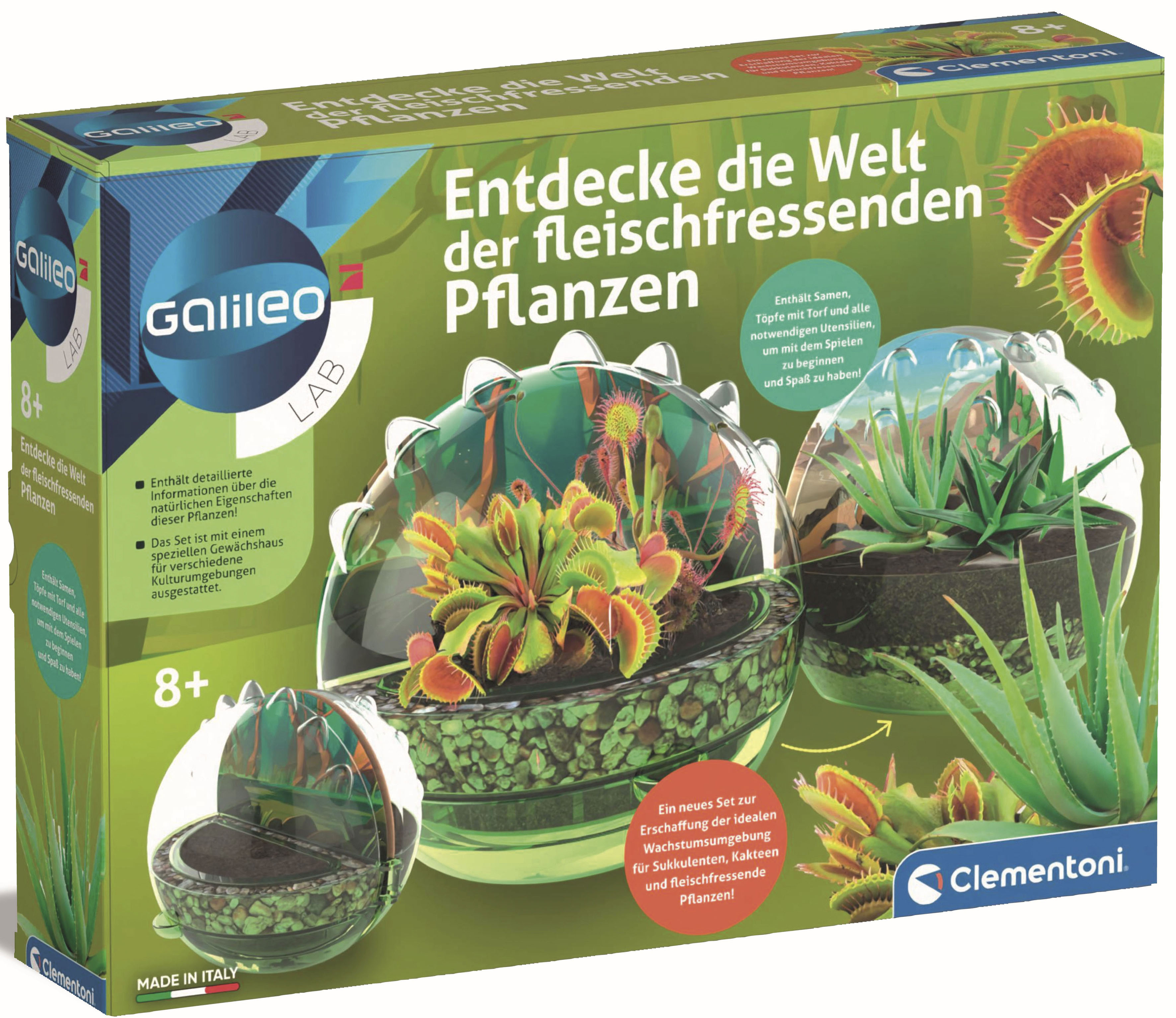 Experimentierkasten »Galileo, Entdecke die Welt der fleischfressenden Pflanzen«, Made...