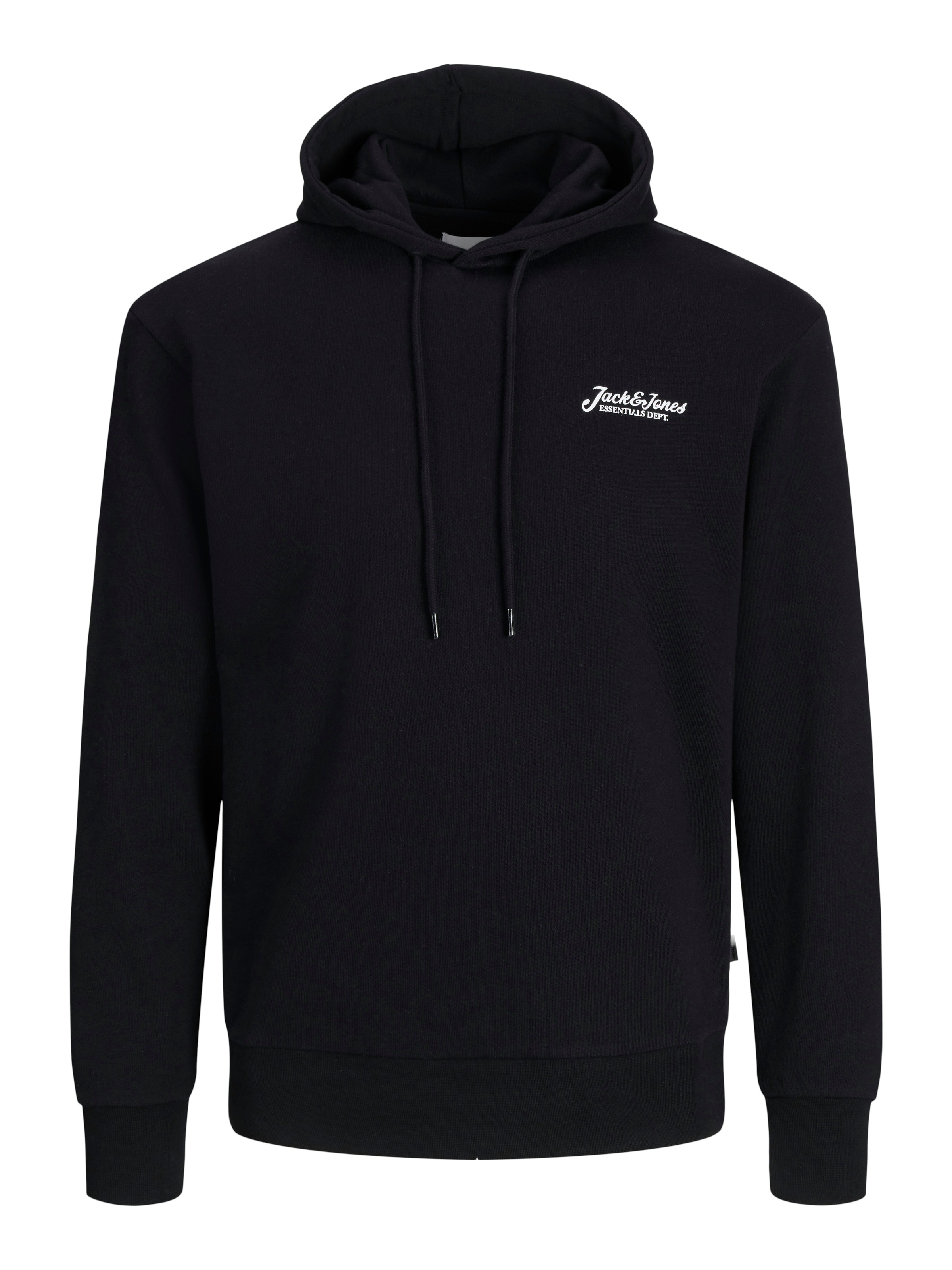 Jack & Jones Kapuzensweatshirt »JJBEAU – Sweater mit Logodruck, Slim Fit und Baumwolle«, unifarben, modisch, slim fit, angeraute Sweatware, Kapuze