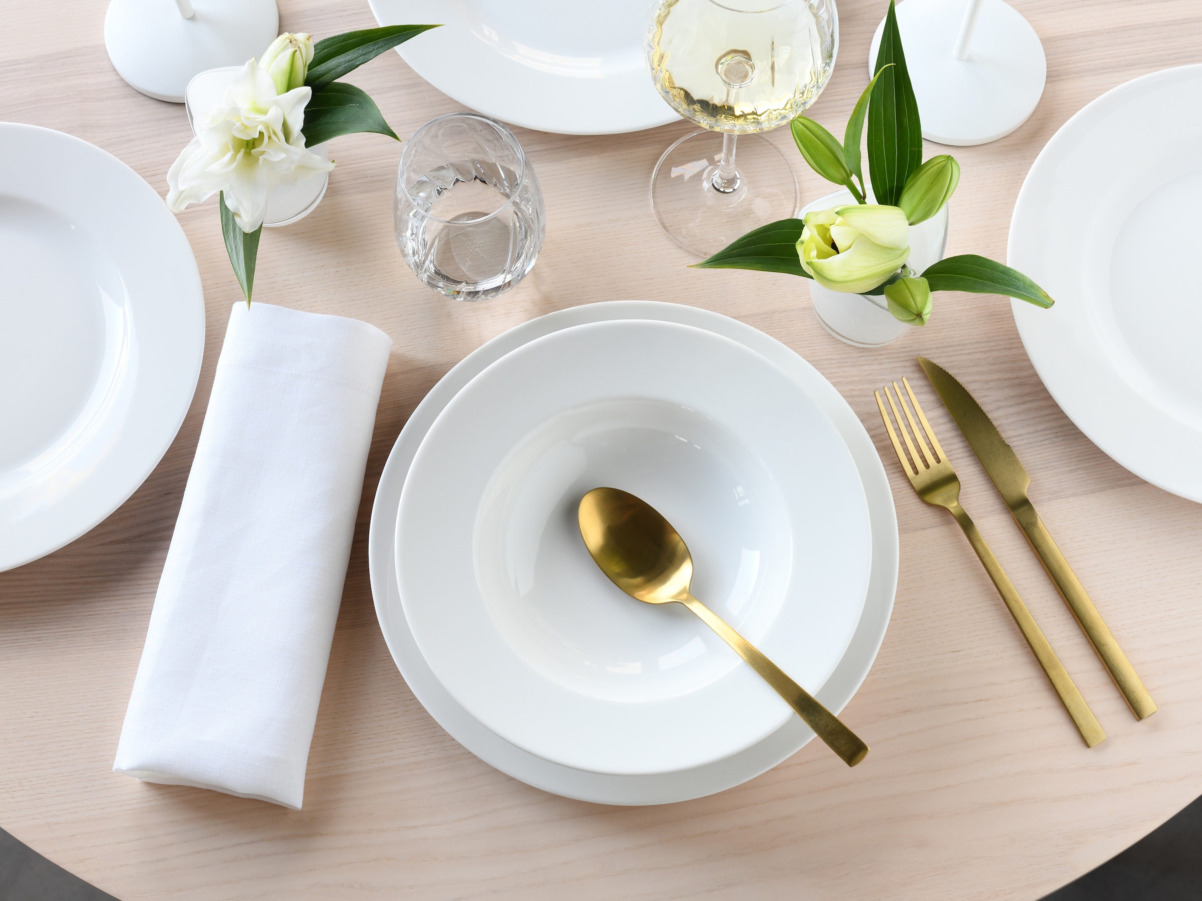 CreaTable Tafelservice »Venice, Service 12-tlg.« Teller Set, Klassische Tischkultur, Zeitlose Eleganz