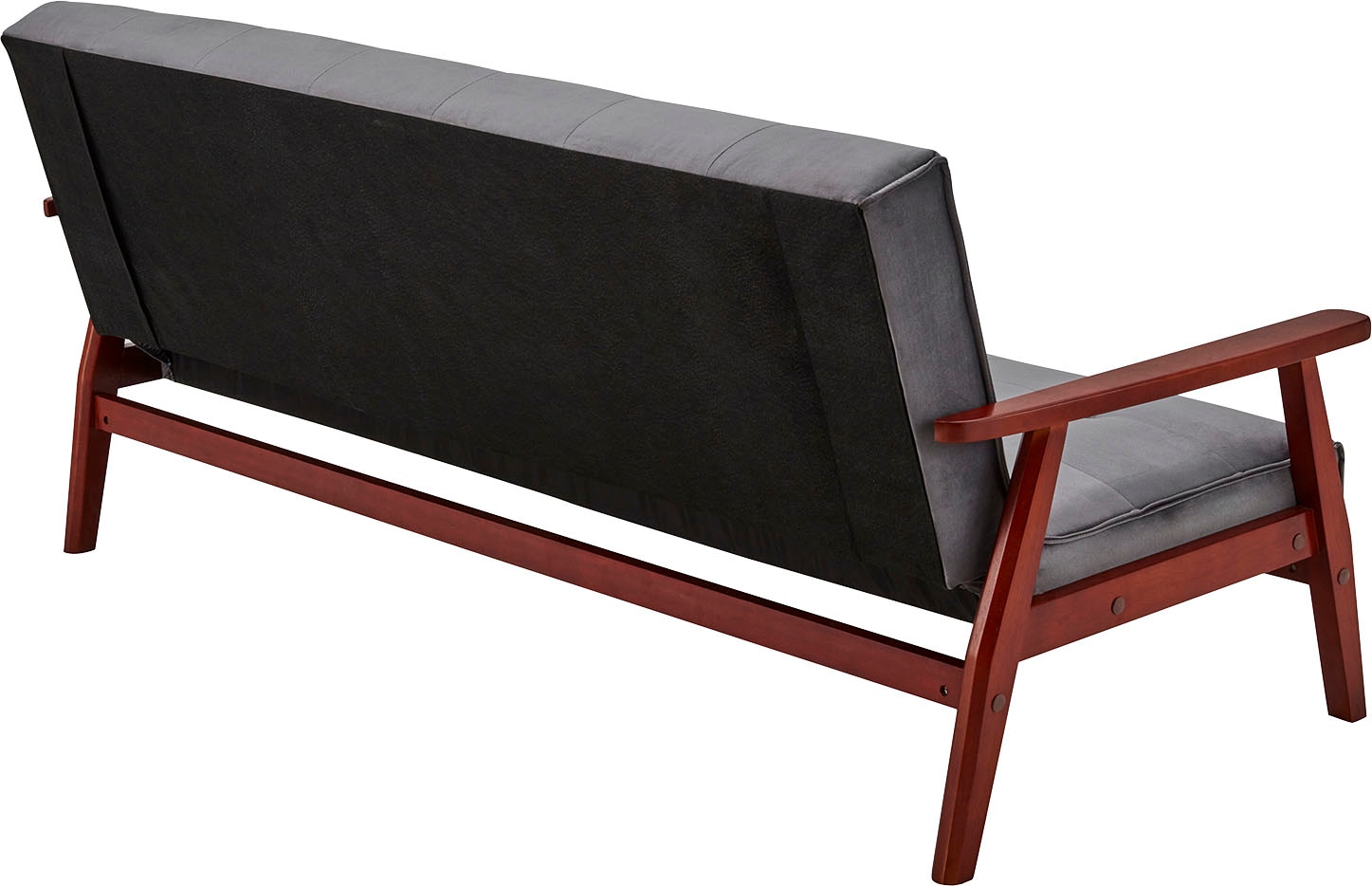 SalesFever Schlafsofa »Skagen, Sofa, 3-Sitzer«, Holzgestell Sofa: Entspannung und Schlaf auf 190cm Breite