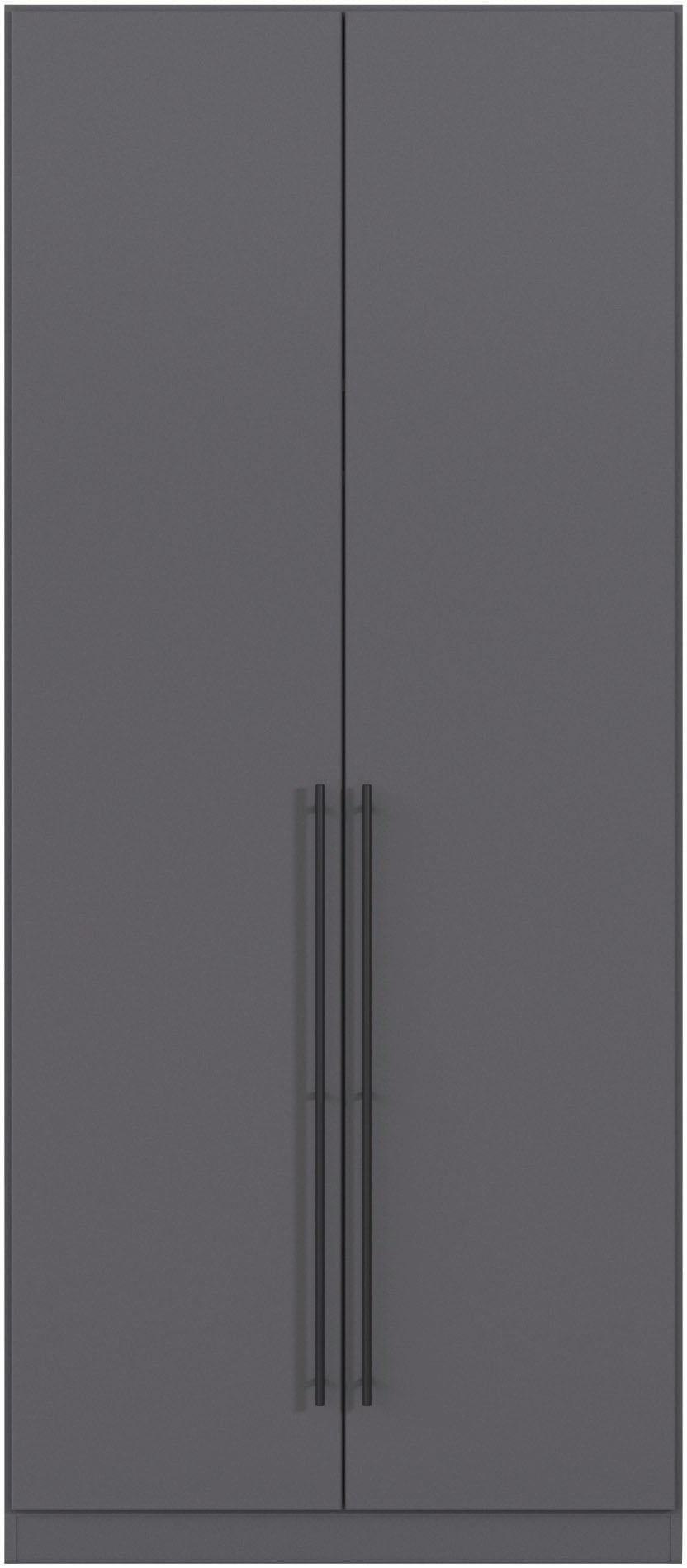 rauch Kleiderschrank »Drehtürenschrank Schrank Garderobe Wäscheschrank Schlafzimmer AVOLA«, (in 3 verschiedenen Ausstattungen BASIC/CLASSIC/PREMIUM), mit hochwertigen Stangengriffen in Schwarz aus Metall MADE IN GERMANY