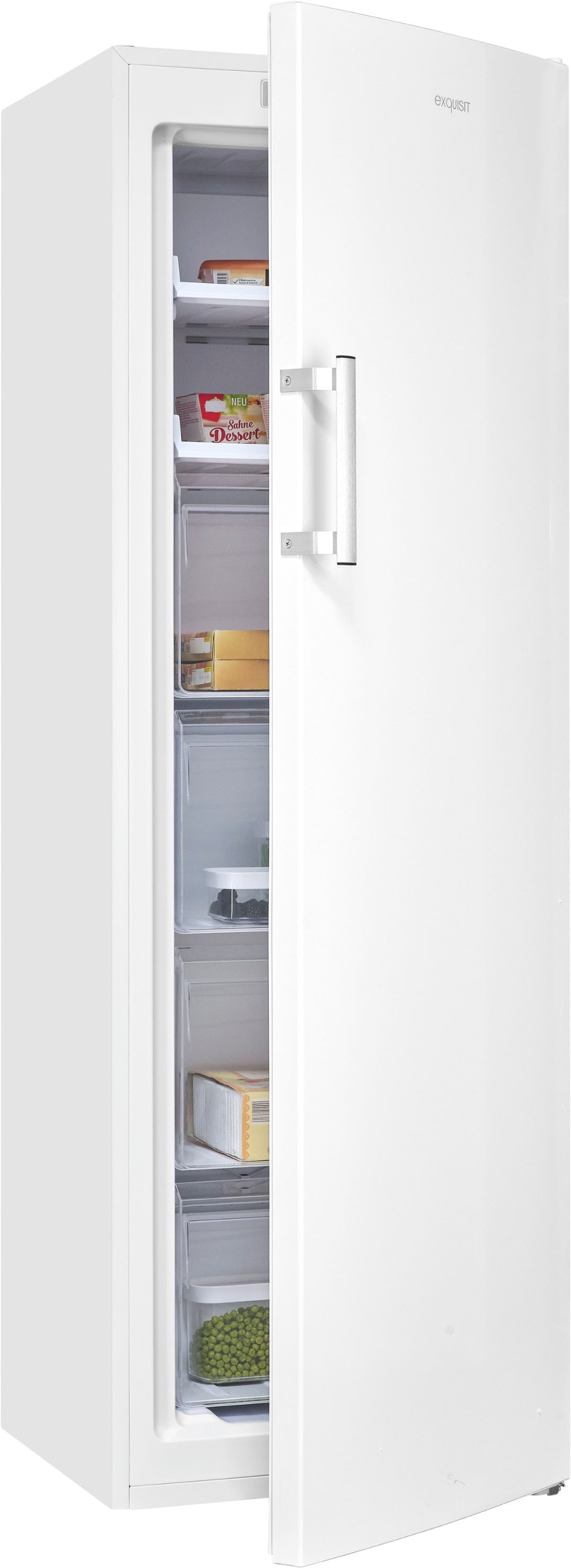 exquisit Gefrierschrank »GS271-NF-H-040C« 170 cm hoch 54,5 cm breit Viel Platz, starke Gefrierleistung & flexible Anpassung für den Alltag