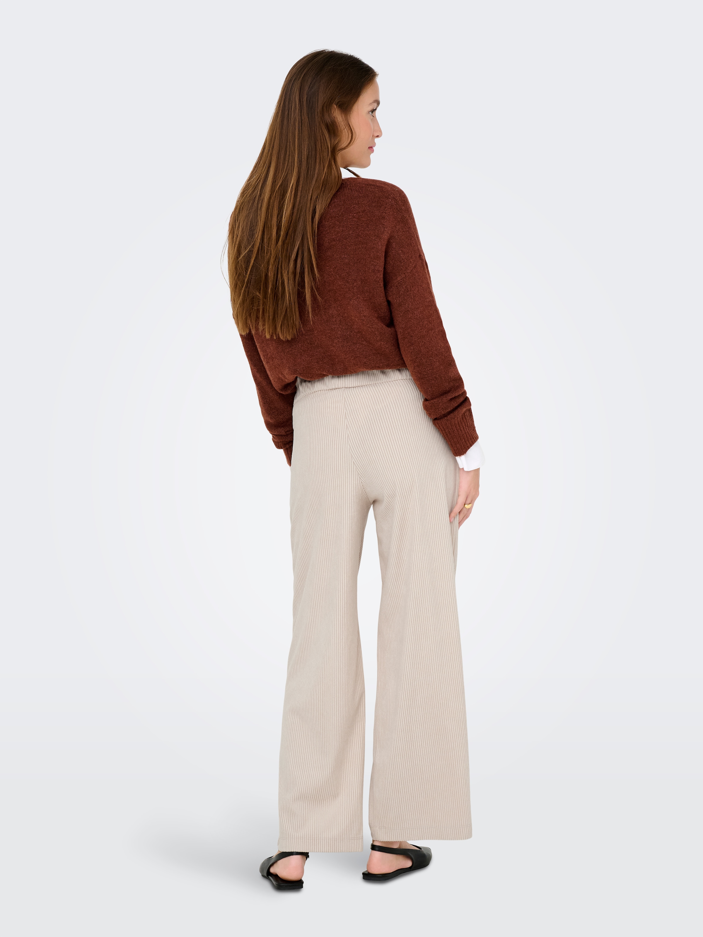 JDY Cordhose »JDYGEGGO CORD PANT JRS NOOS«  Polyester, loose fit
