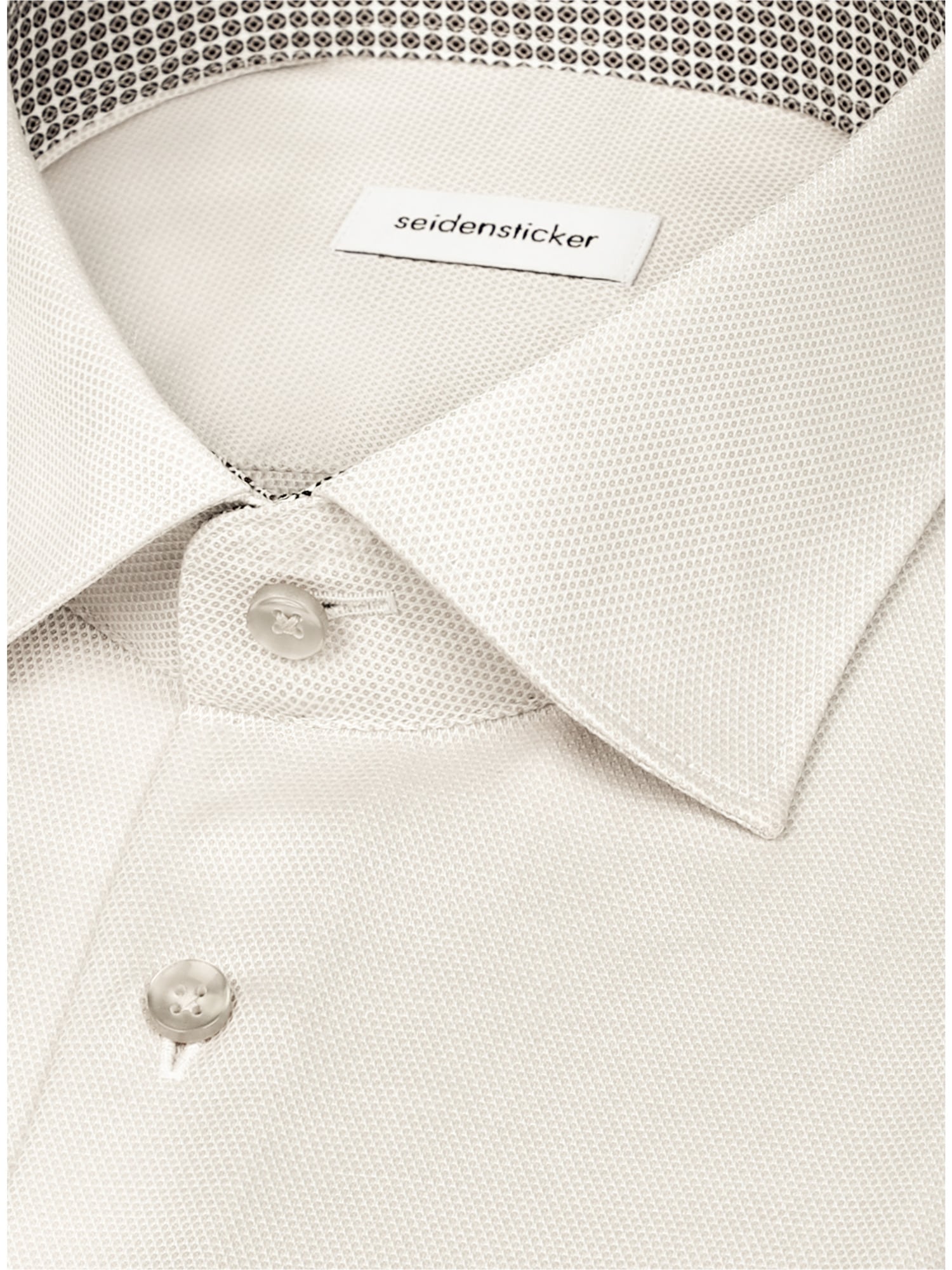 seidensticker Businesshemd »Schwarze Rose« Shaped 1/1 Kentkragen Struktur