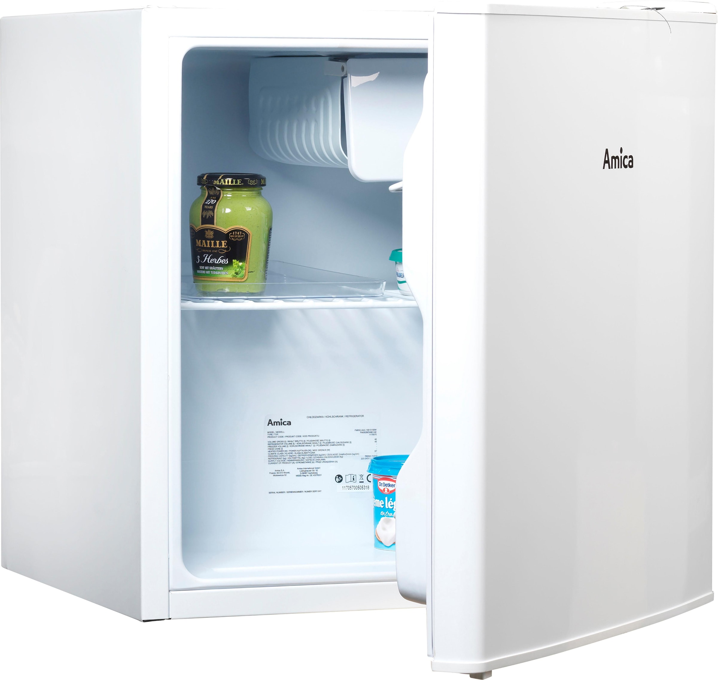 Refrigerateur une porte expedition amica 45 blanc statique