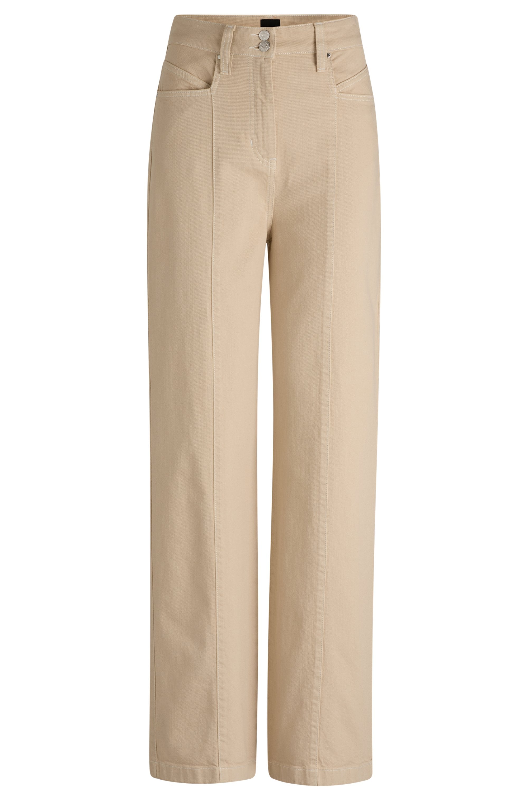 BOSS ORANGE Webhose »Tolala-D Premium Damenmode«, Twill Qualität, Ziernähte