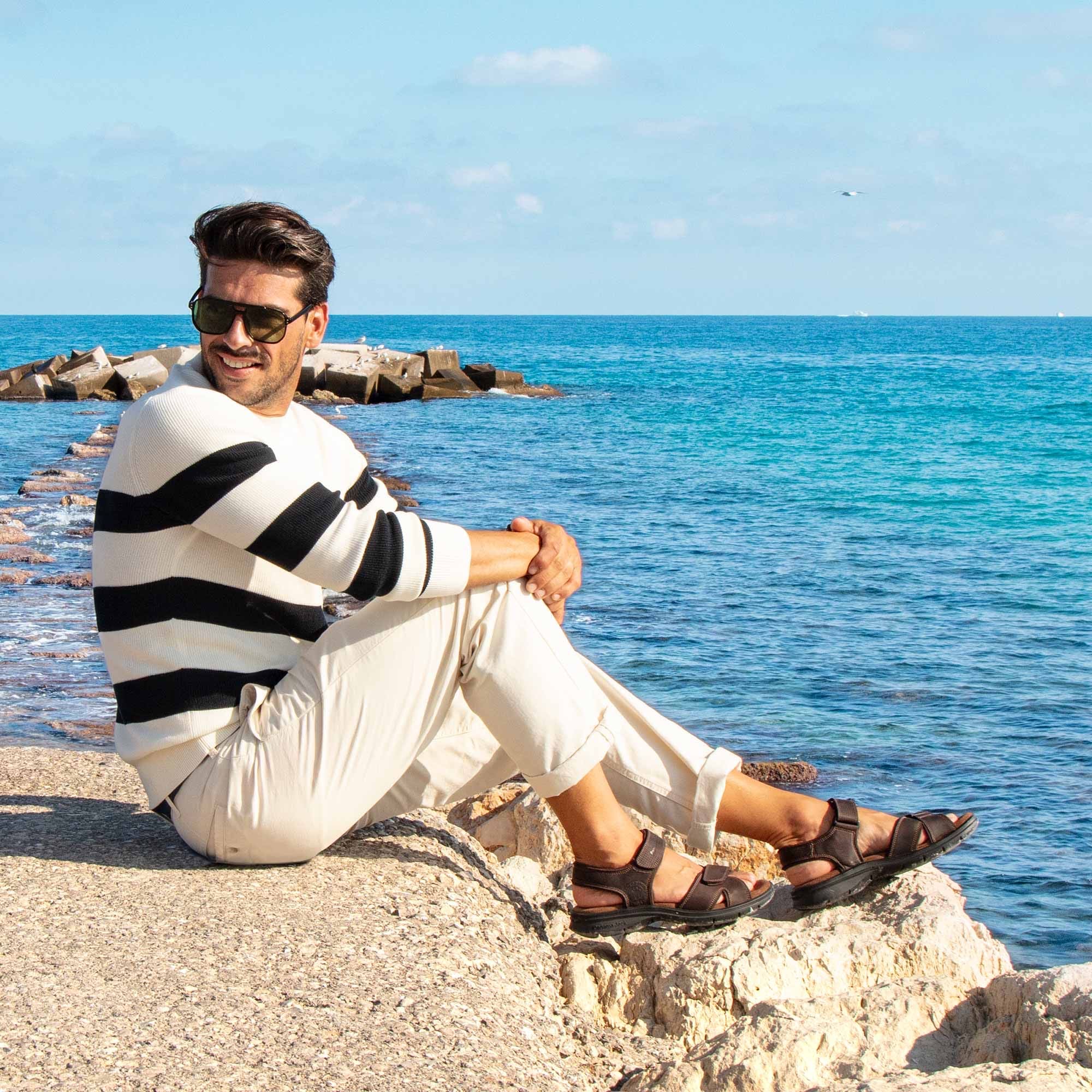 Panama Jack Sandale »Sanders«  Sommerschuh, Outdoorsandale, Urlaubschuh mit Klettverschlüssen