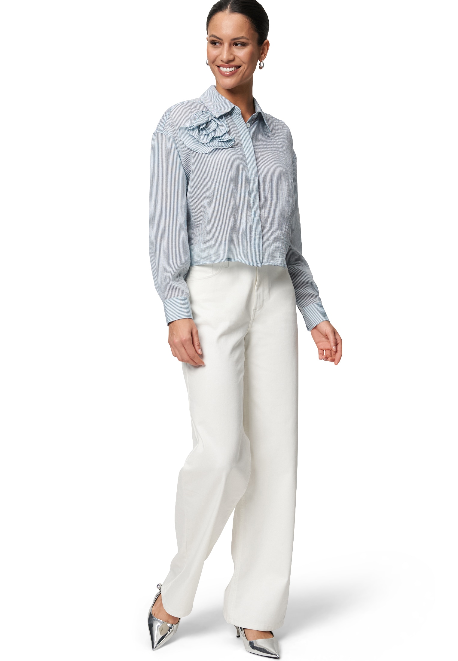 Zero Webhose »Jeans Style Witney weites Bein 32 Inch«