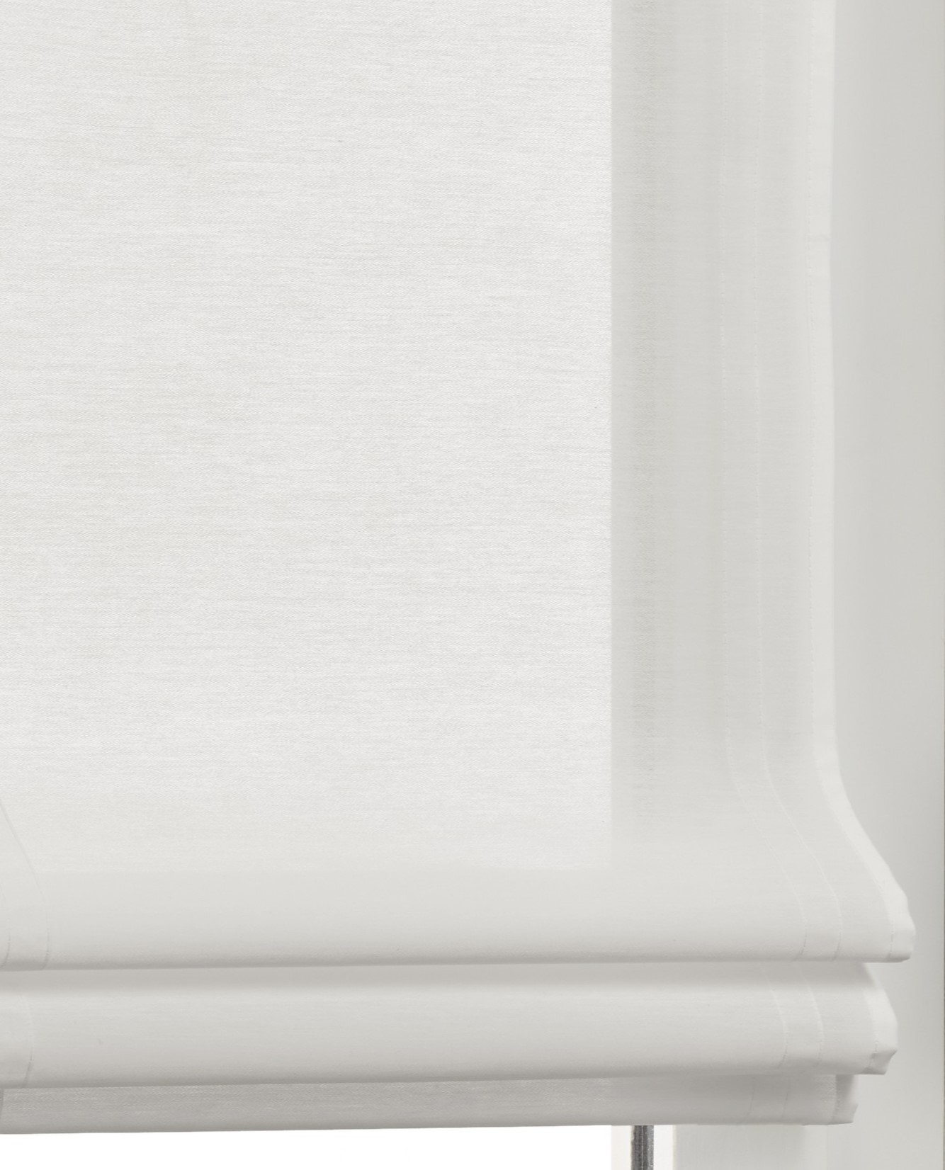 Kutti Raffrollo »Jessy mit Ösen, halbtransparent« mit Hakenaufhängung ohne Bohren freihängend Ausbrenner-Blende, weiß