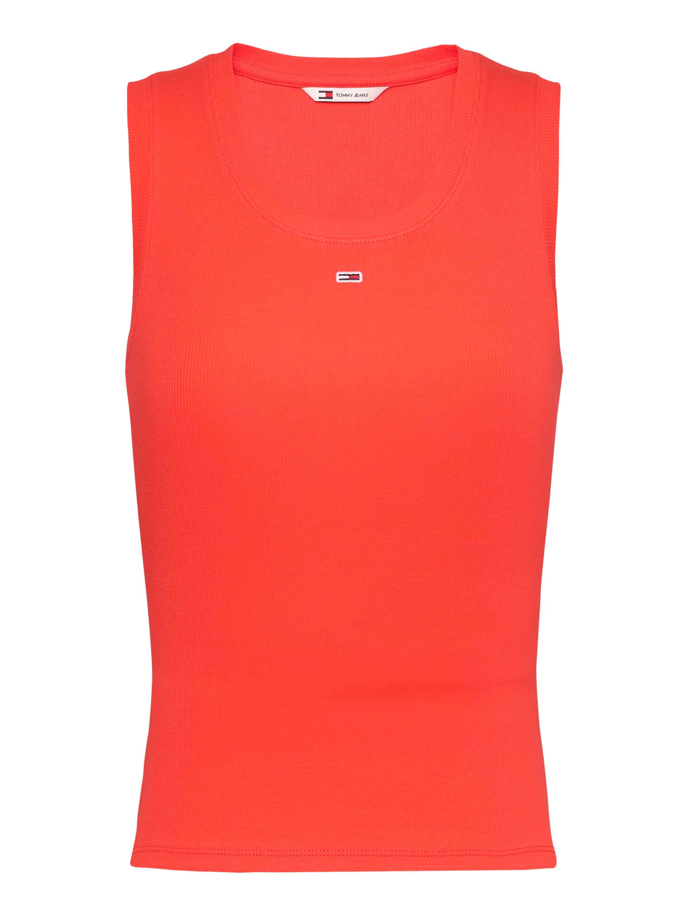 Tommy Jeans Tanktop »TJW ESSENTIAL RIB TANK EXT«, mit Logostickerei