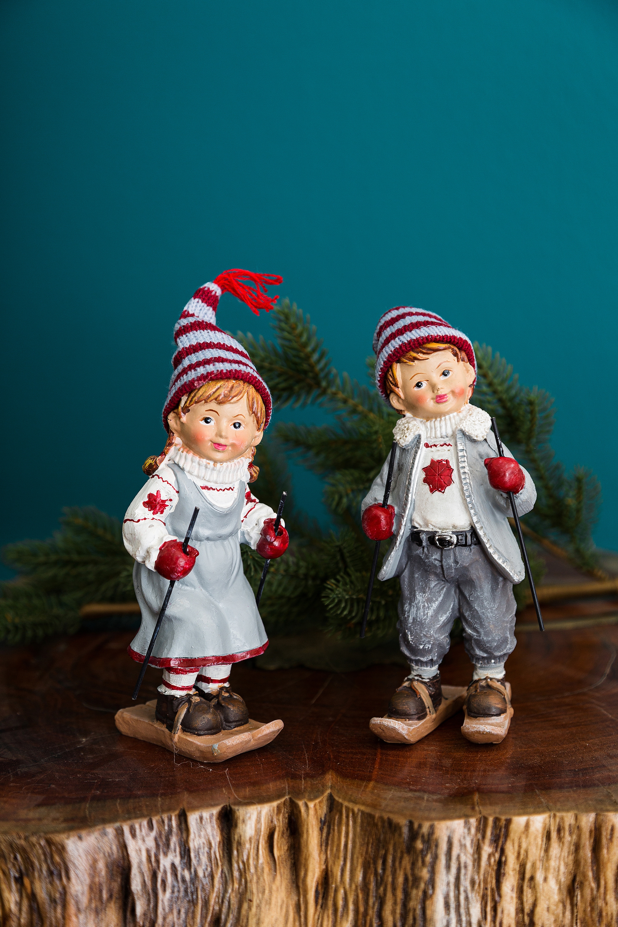 Myflair Möbel & Accessoires Weihnachtsfigur »Weihnachtsdeko«, Mädchen und  Junge auf Skiern, Höhe ca. 18 cm auf Rechnung kaufen