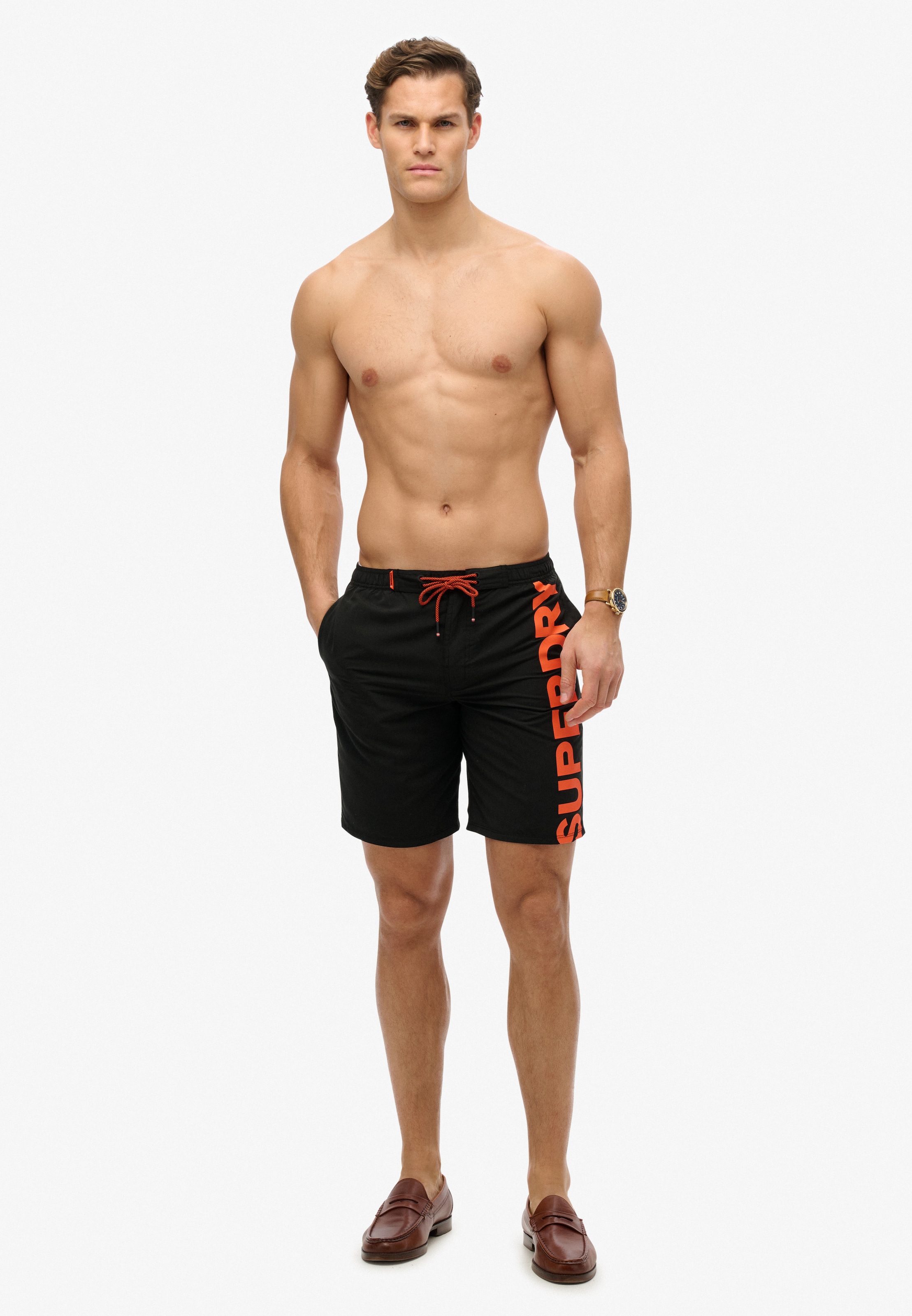 Superdry Badeshorts »CLASSIC 19 LOGO BOARDSHORT«