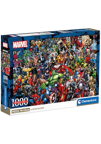 Puzzle »Impossible, Marvel Universe Compact, mit neuer Compact Box«