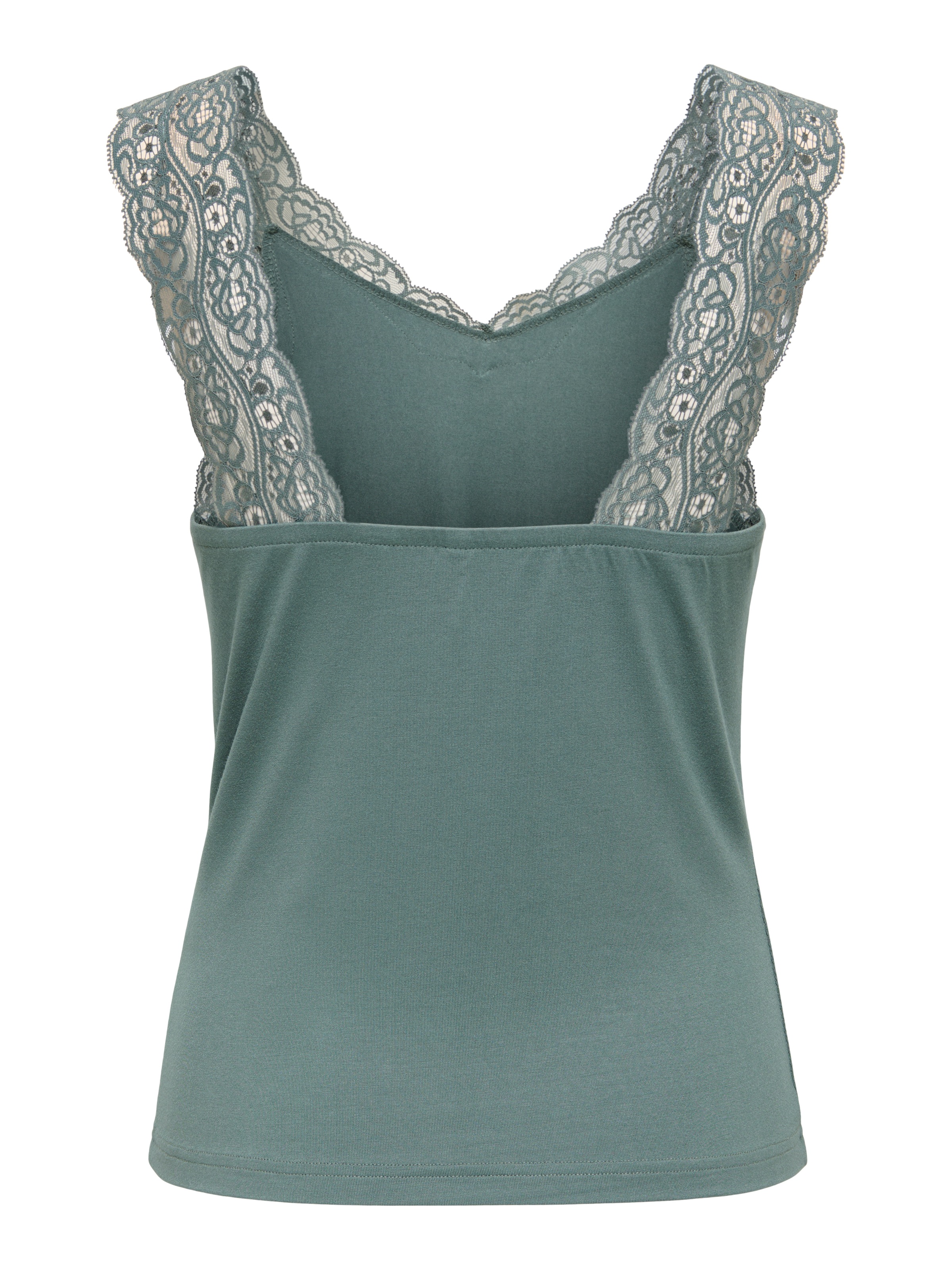 ONLY Spitzentop »ONLLUNI TANK TOP WITH LACE DETAIL CS JRS« Viskosemischung, regular fit