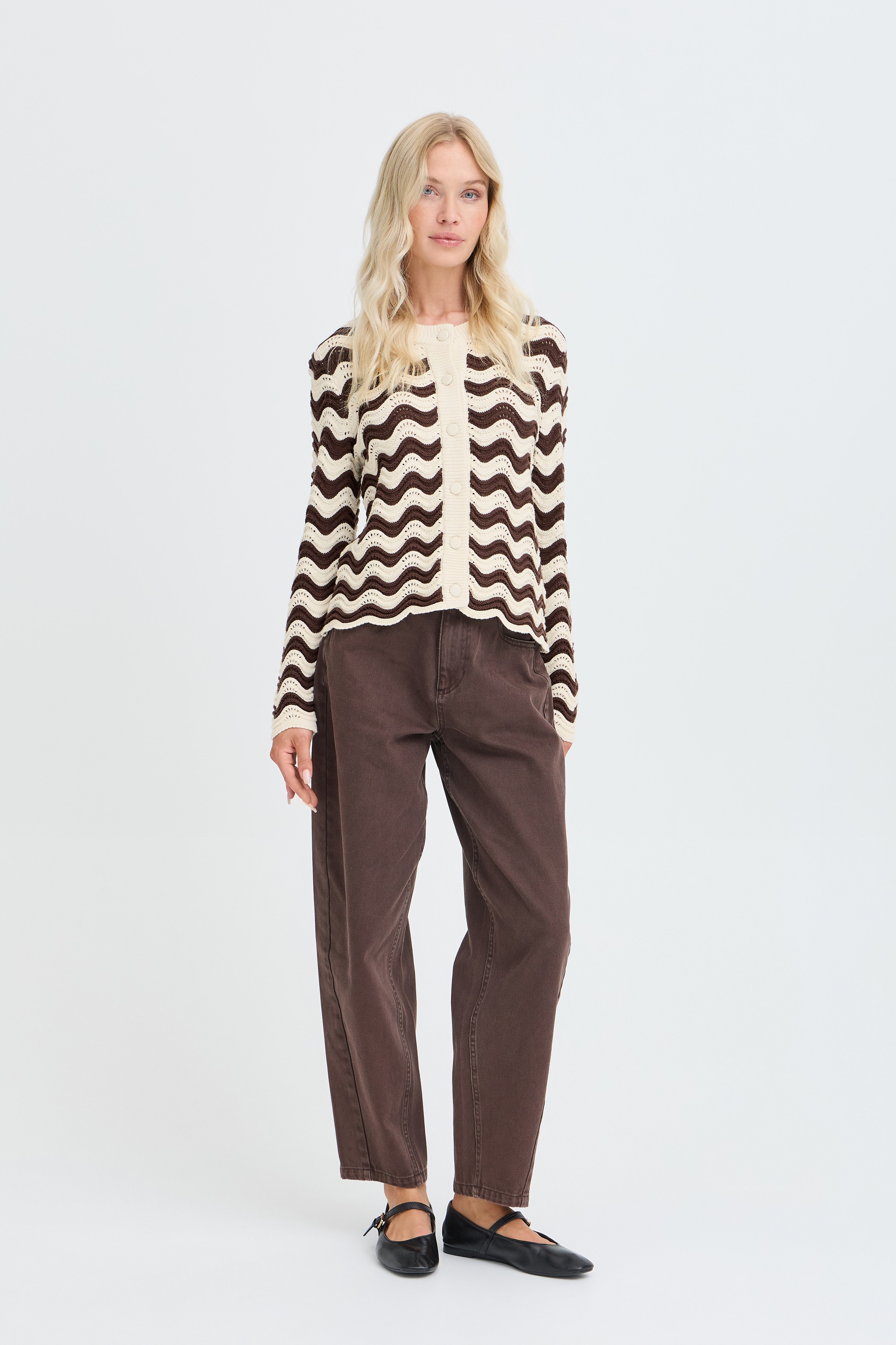 b.young Strickjacke »Damen Strick-Cardigan langarm BYMAGIO«