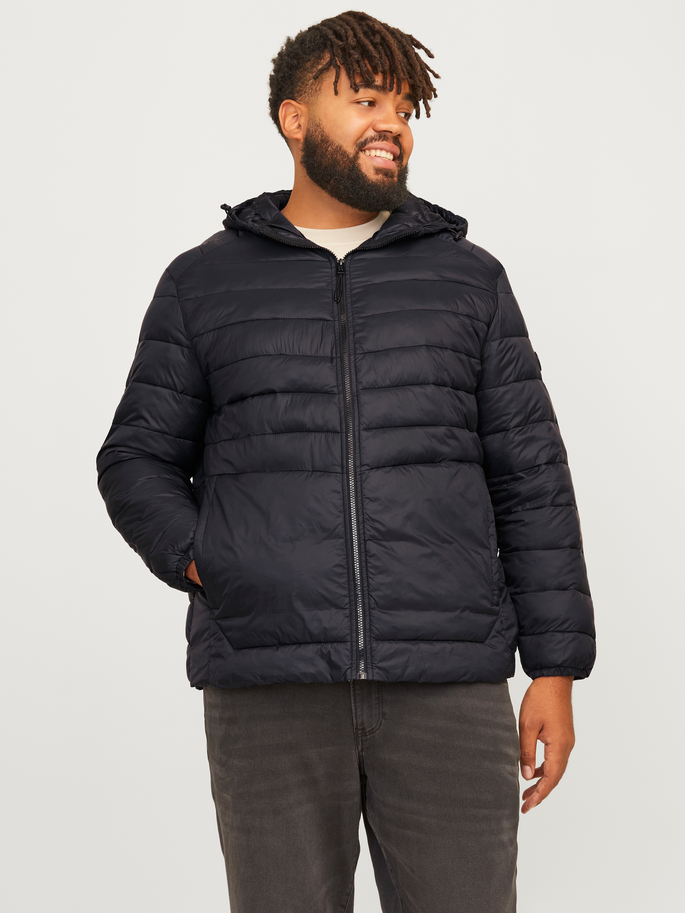 Jack & Jones PlusSize Steppjacke »JJESPRINT PUFFER HOOD NOOS PLS«, ohne Kapuze