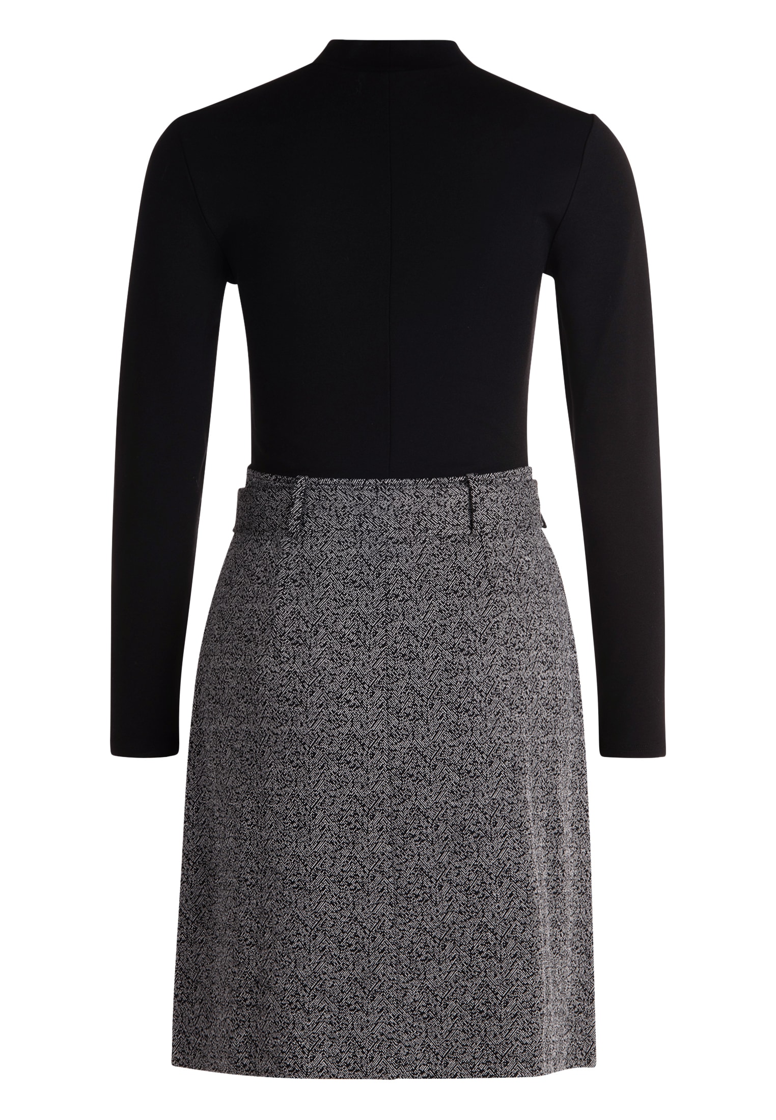 Zero Minikleid »Minikleid 2 in 1 Optik Fischgrätenmuster«