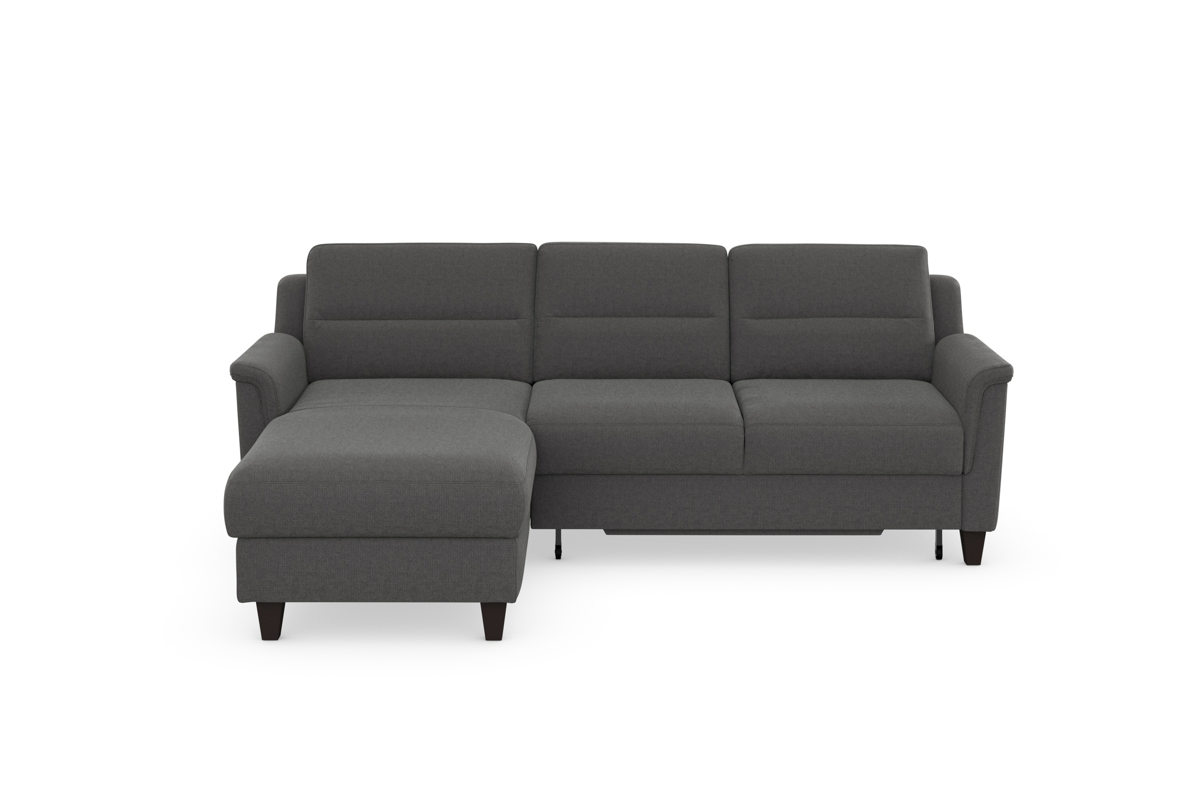sit&more Ecksofa »Farö L-Form«, inklusive Federkern, wahlweise mit Bettfunktion und Bettkasten