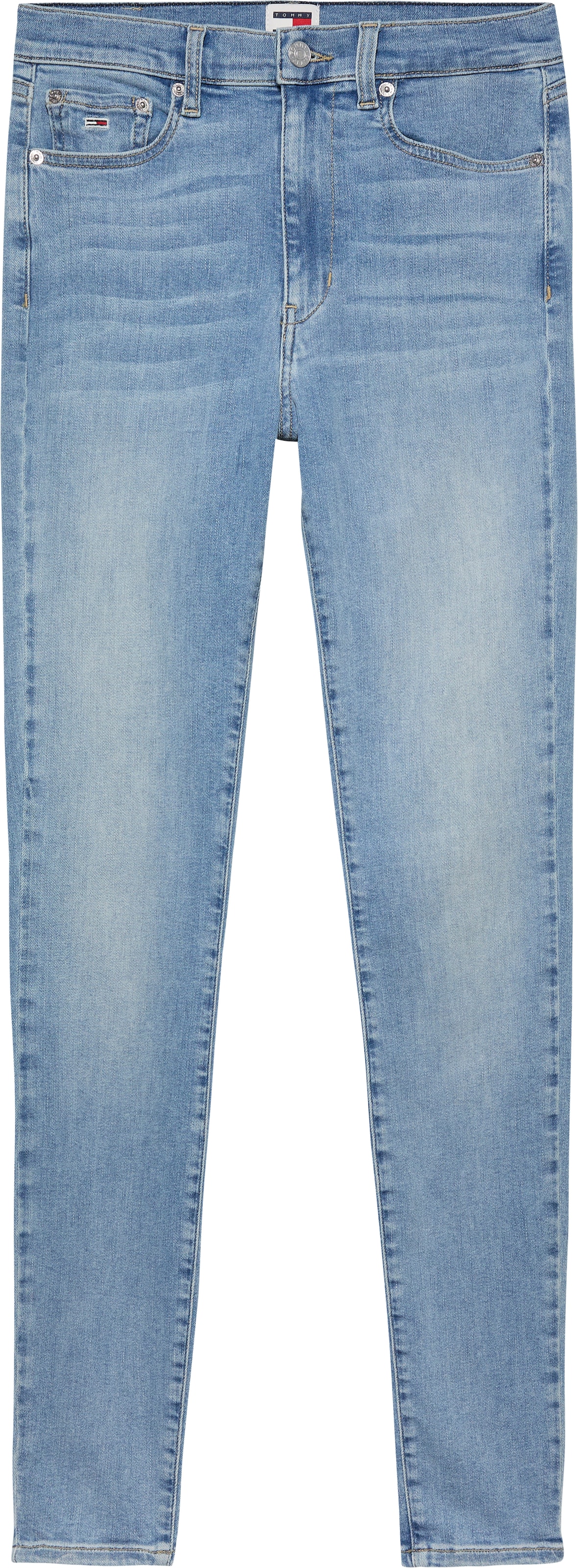 Tommy Jeans Skinny-fit-Jeans »Sylvia High Rise Skinny«, mit Logo-Badge