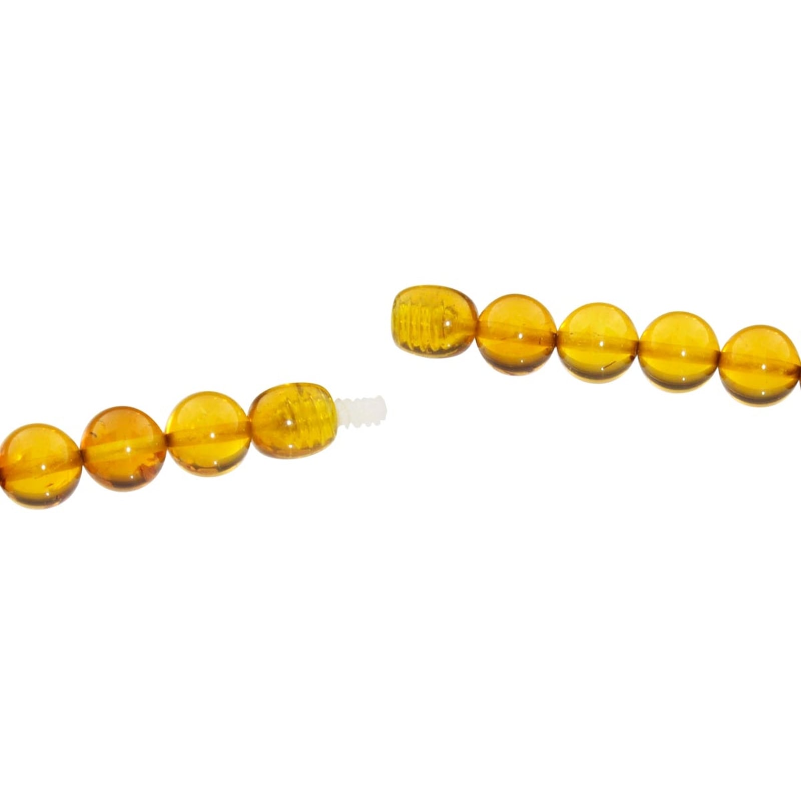 OSTSEE-SCHMUCK Kette ohne Anhänger »- Kugel 8 mm - Bernstein - ,«