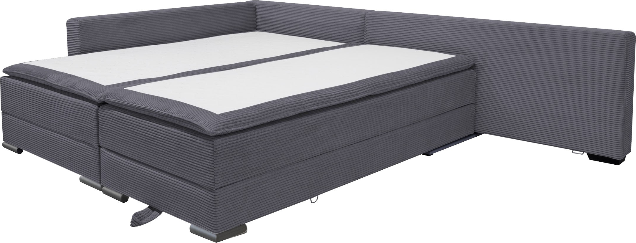 INOSIGN Ecksofa »Night & Day L-Form mit Dauer-Schlaffunktion, Cord-Bezug!«, inklusive Bettfunktion und Bettkasten