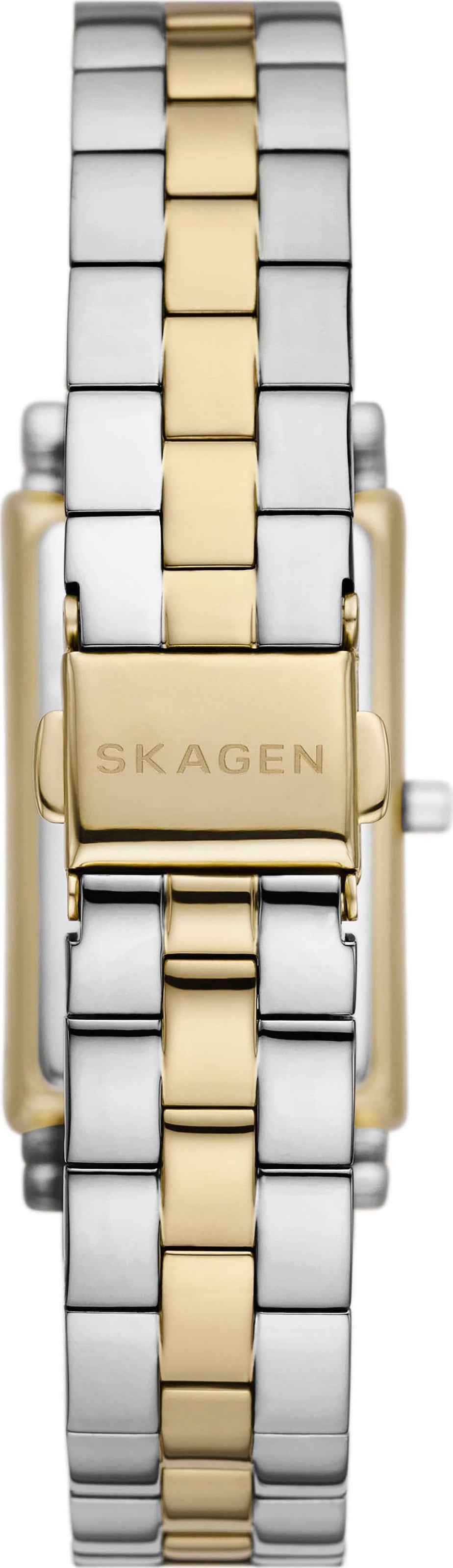 Skagen Quarzuhr »HAGEN LILLE«, Armbanduhr, Damenuhr, Edelstahlarmband, analog