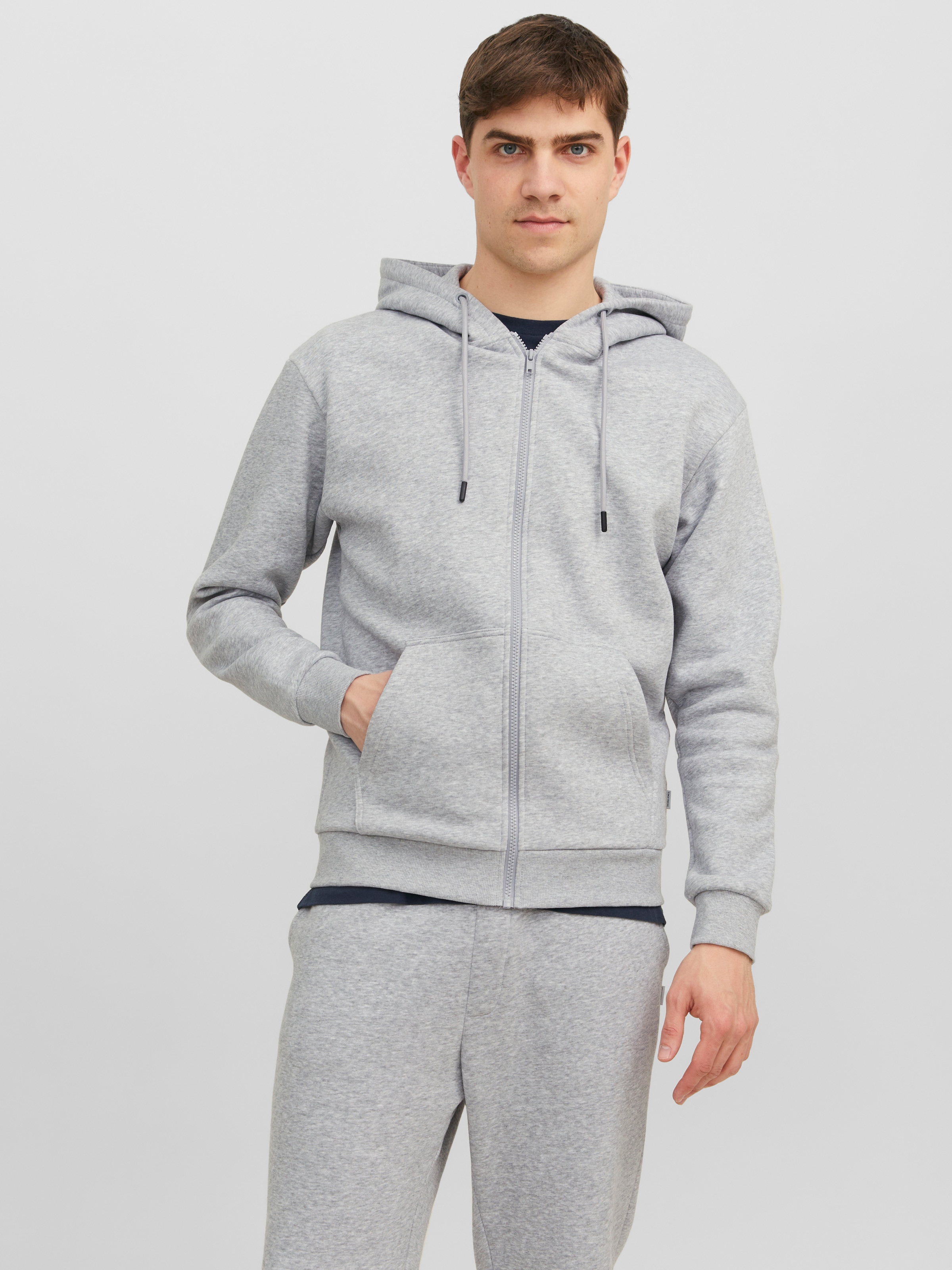 Jack & Jones Kapuzensweatjacke »JJEBRADLEY mit Kapuze, ideal für kalte Jahreszeit« mit Kapuze