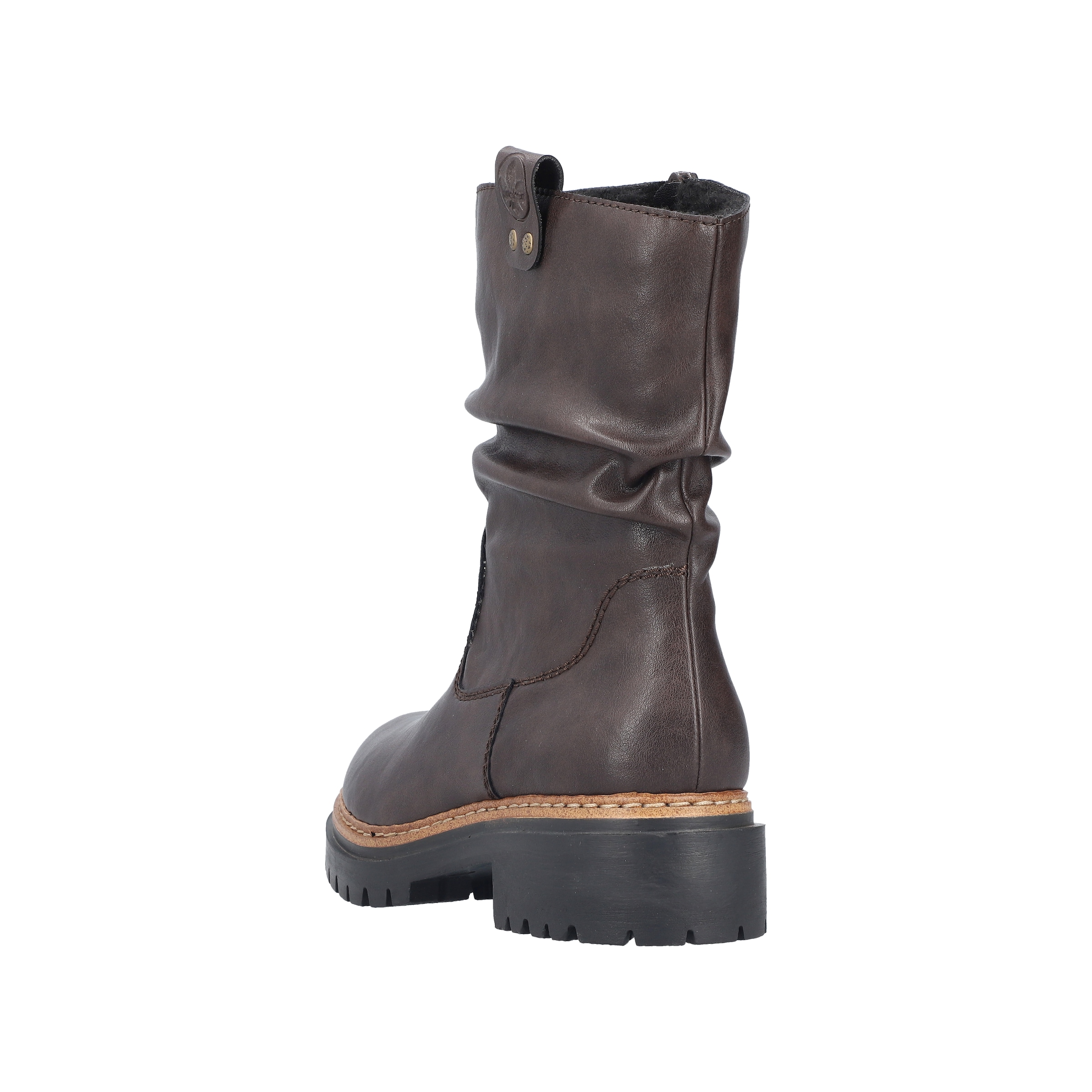 Rieker Winterstiefelette  Boots mit Innenreißverschluss und Profilsohle