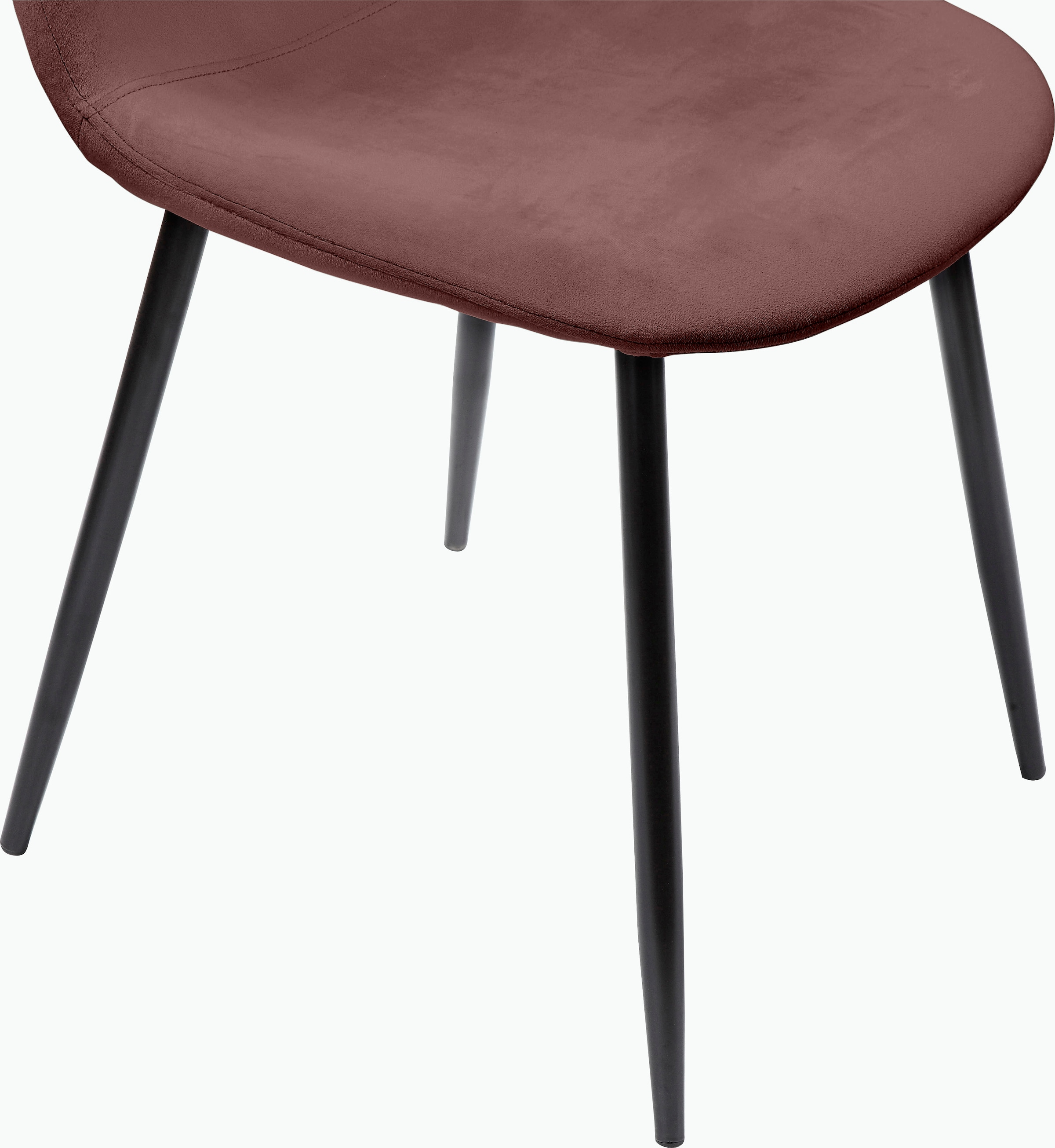 Leonique Essgruppe »Eadwine, TOPSELLER! Tisch plus 4 Stühle, Sitzgruppe«, (Set, 5 tlg., Esstisch plus 4 Esszimmerstühle), bestehend aus Esstisch 160 cm und 4 Esszimmerstühlen, Polsterstühlen