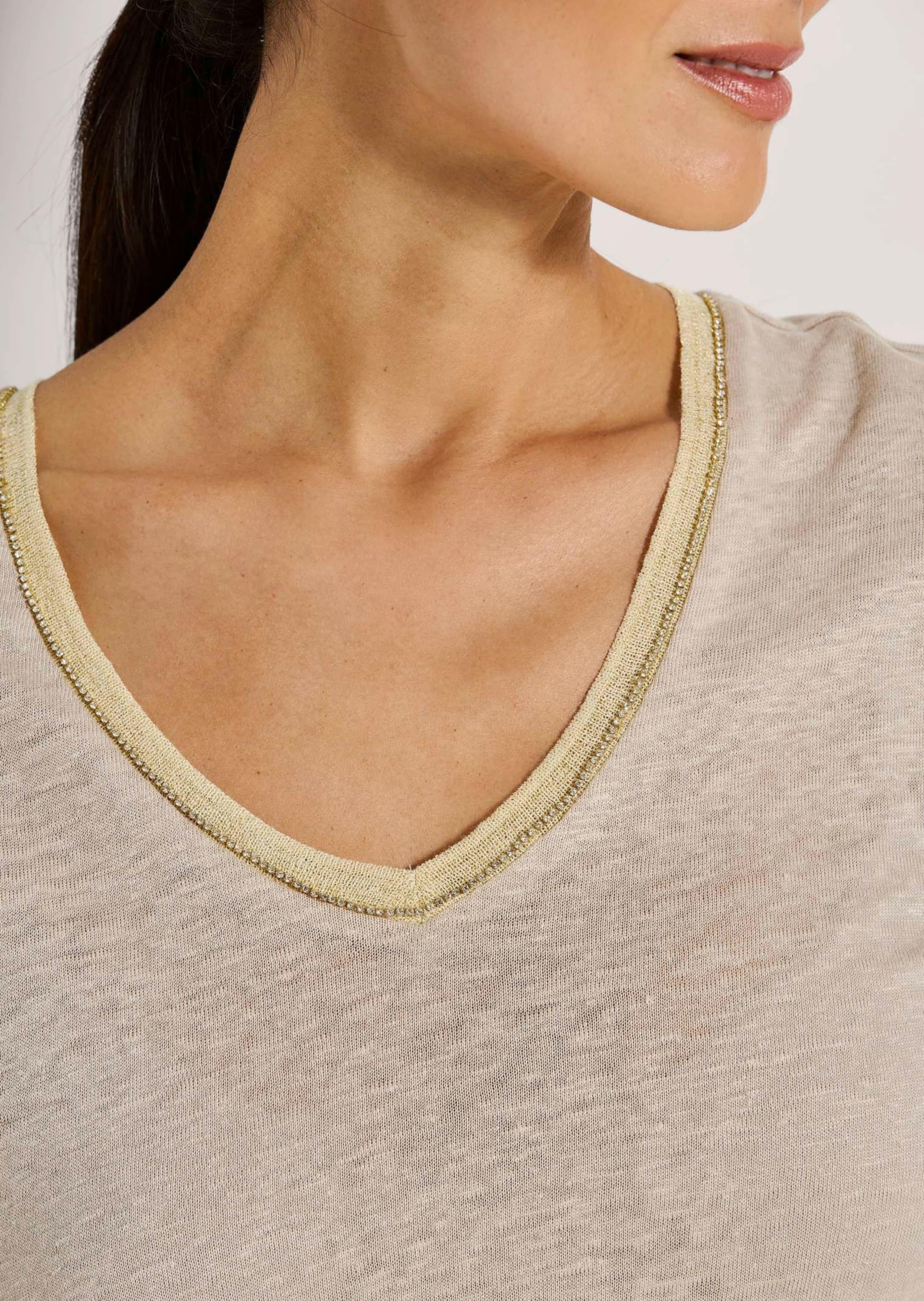 MADELEINE Kurzarmshirt »Shirt Leinenshirt«