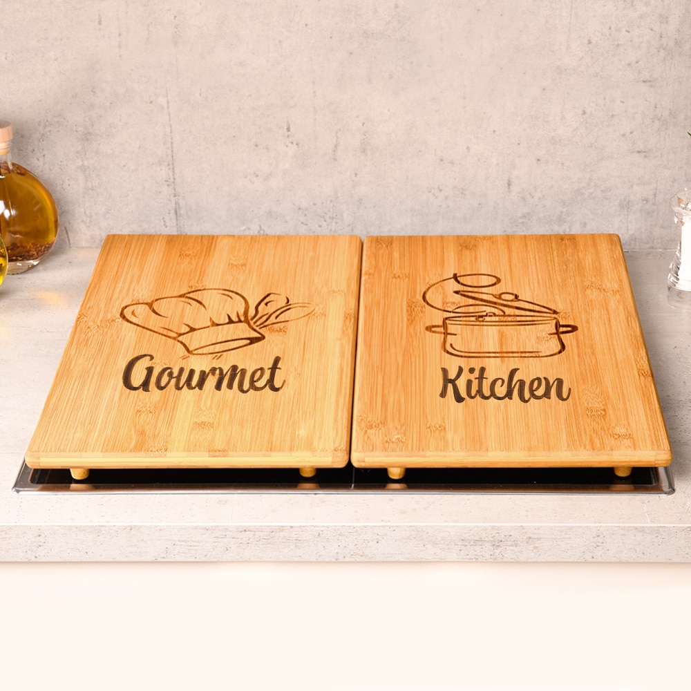 KESPER® Schneide- und Abdeckplatte, (Set, 2 tlg.), mit Standfüßen