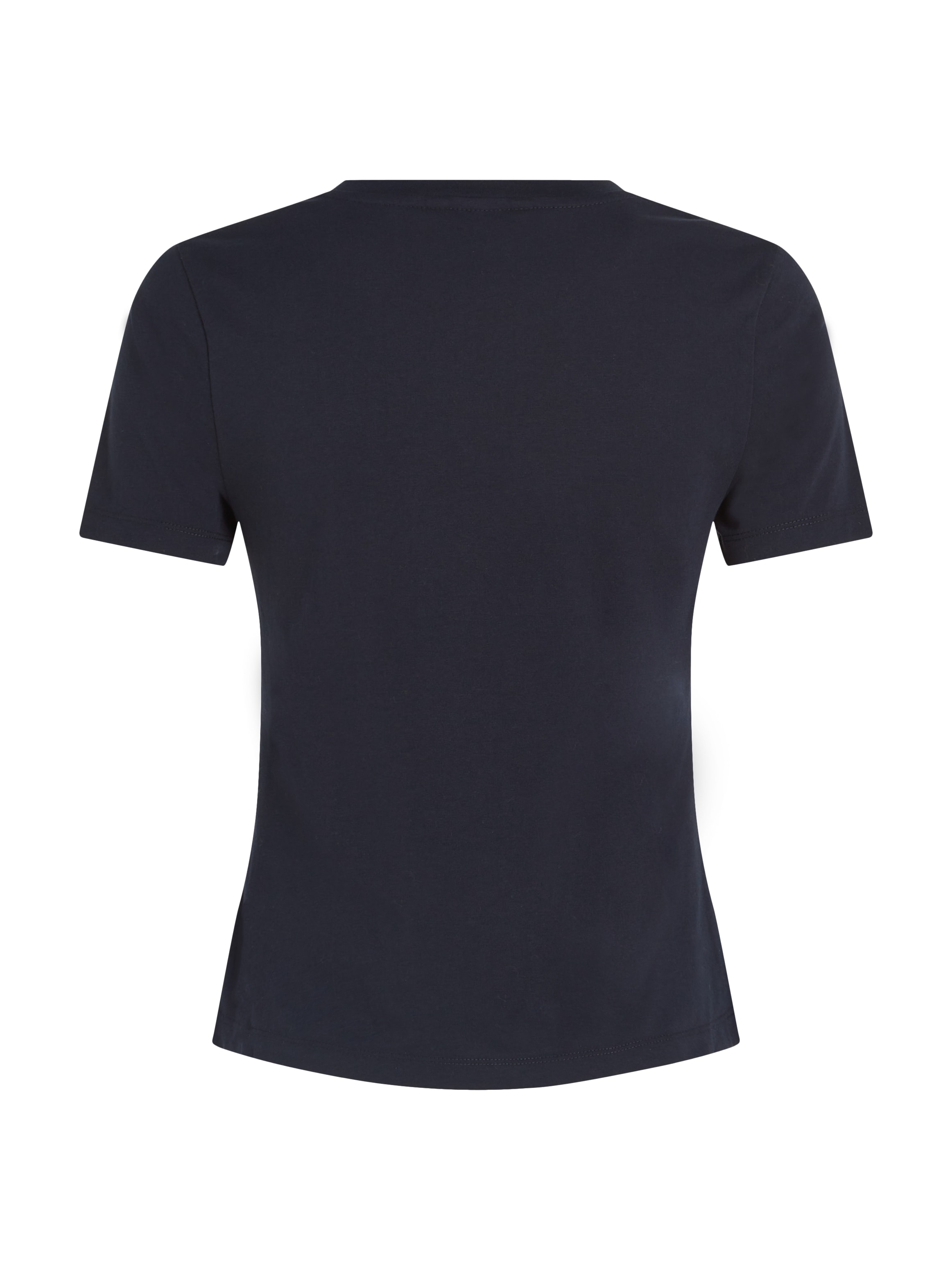 Tommy Hilfiger Rundhalsshirt »SLIM H85 C-NK SS TEE SS«, mit großem Hilfger Logo-Schriftzug