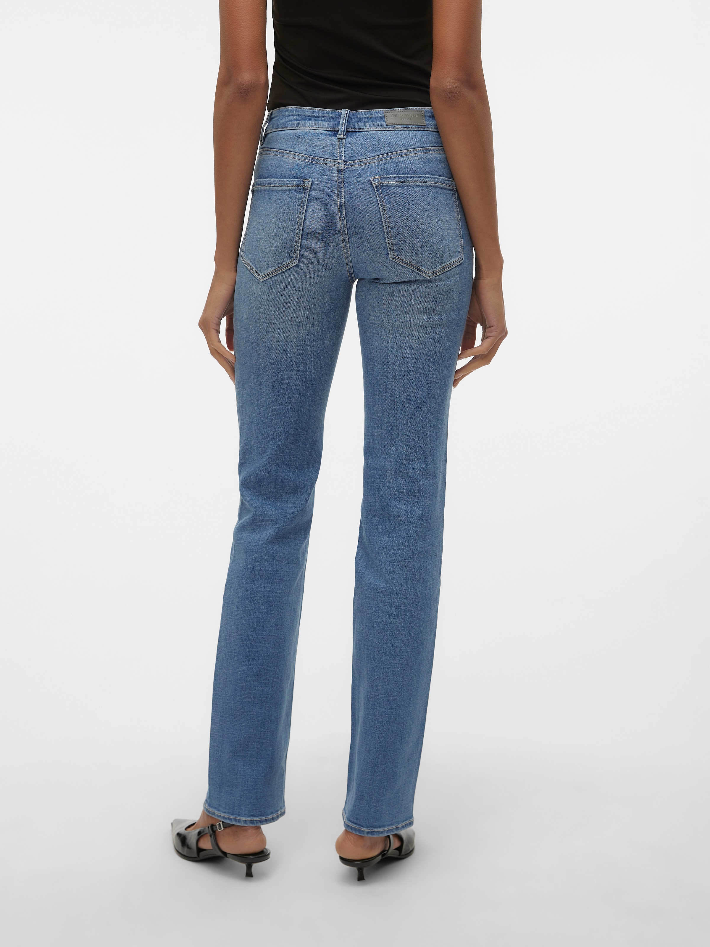 Vero Moda Straight-Jeans »VMFLASH MR STRAIGHT JEANS LI347 GA NOOS«
