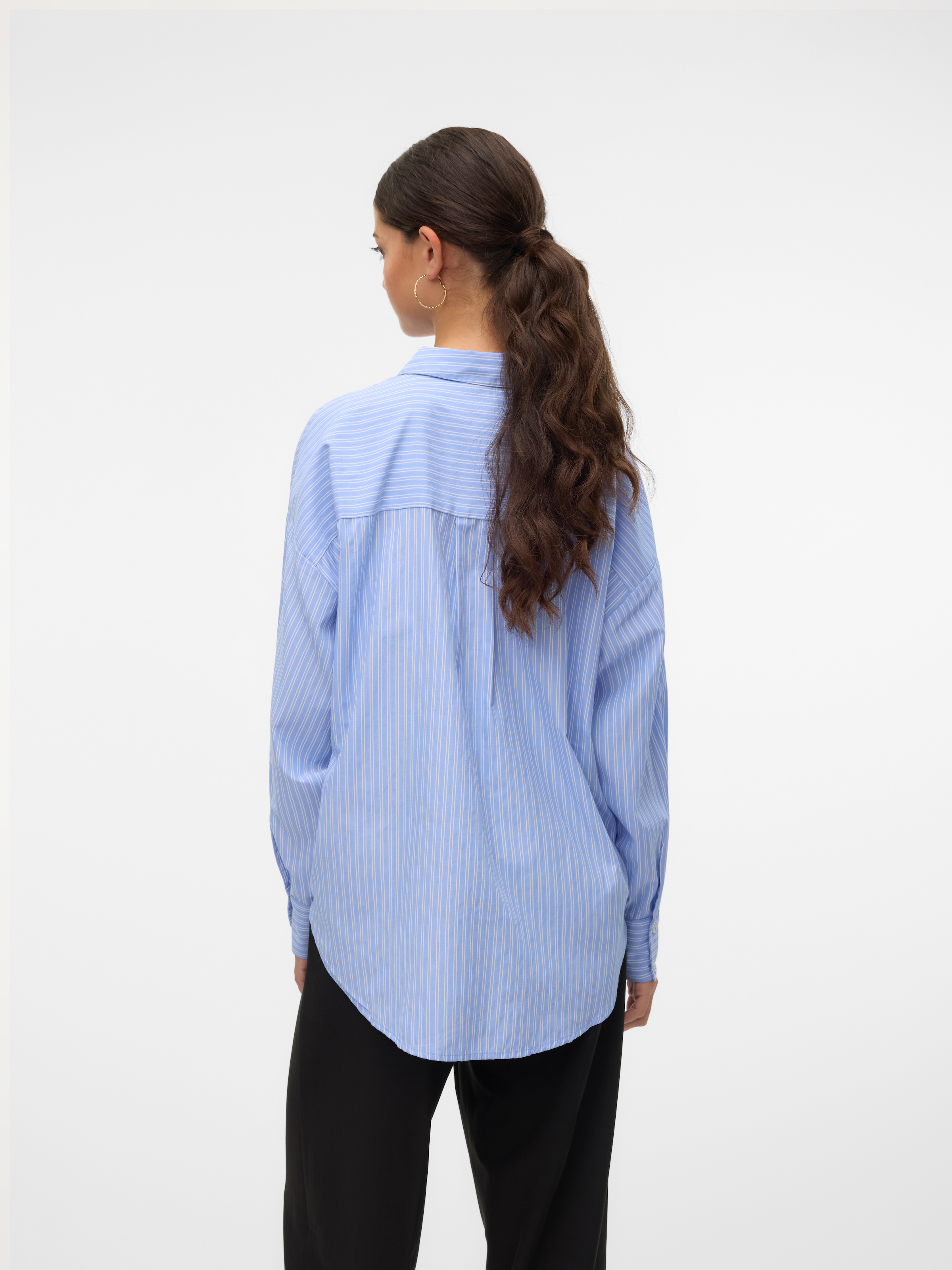 Vero Moda Langarmbluse »VMFANNI LS SHIRT WVN GA NOOS«