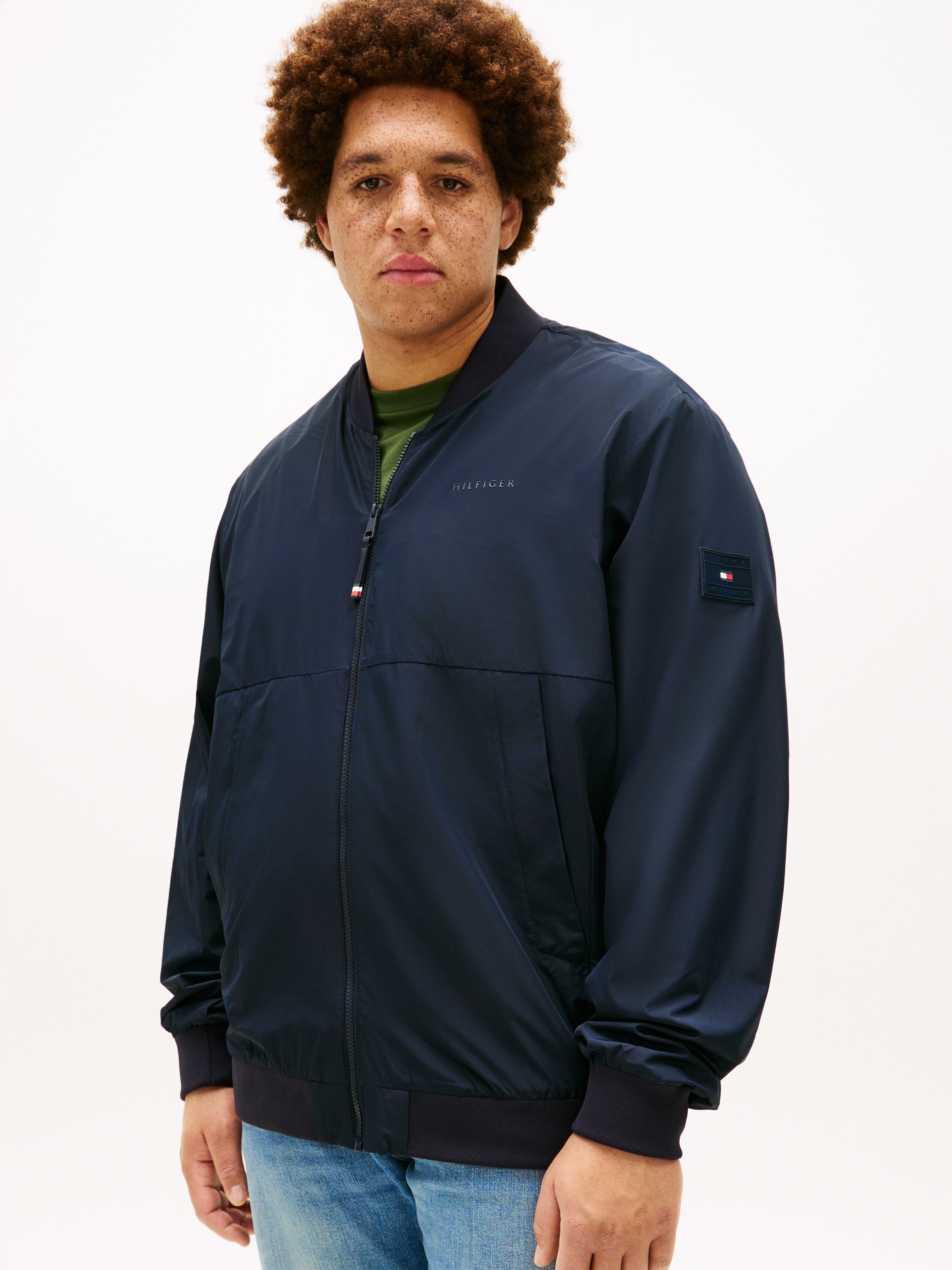 Tommy Hilfiger Big & Tall Bomberjacke »BRANDED BOMBER« ohne Kapuze Regular fit für große Größen